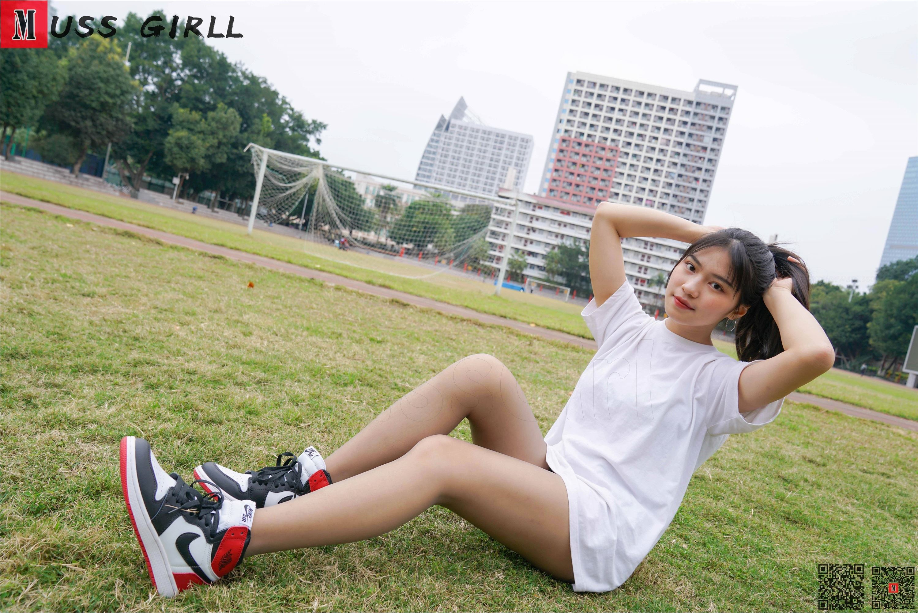 图片[4]-MussGirl慕丝女郎期期N第169期操场白衣裙-秀人网