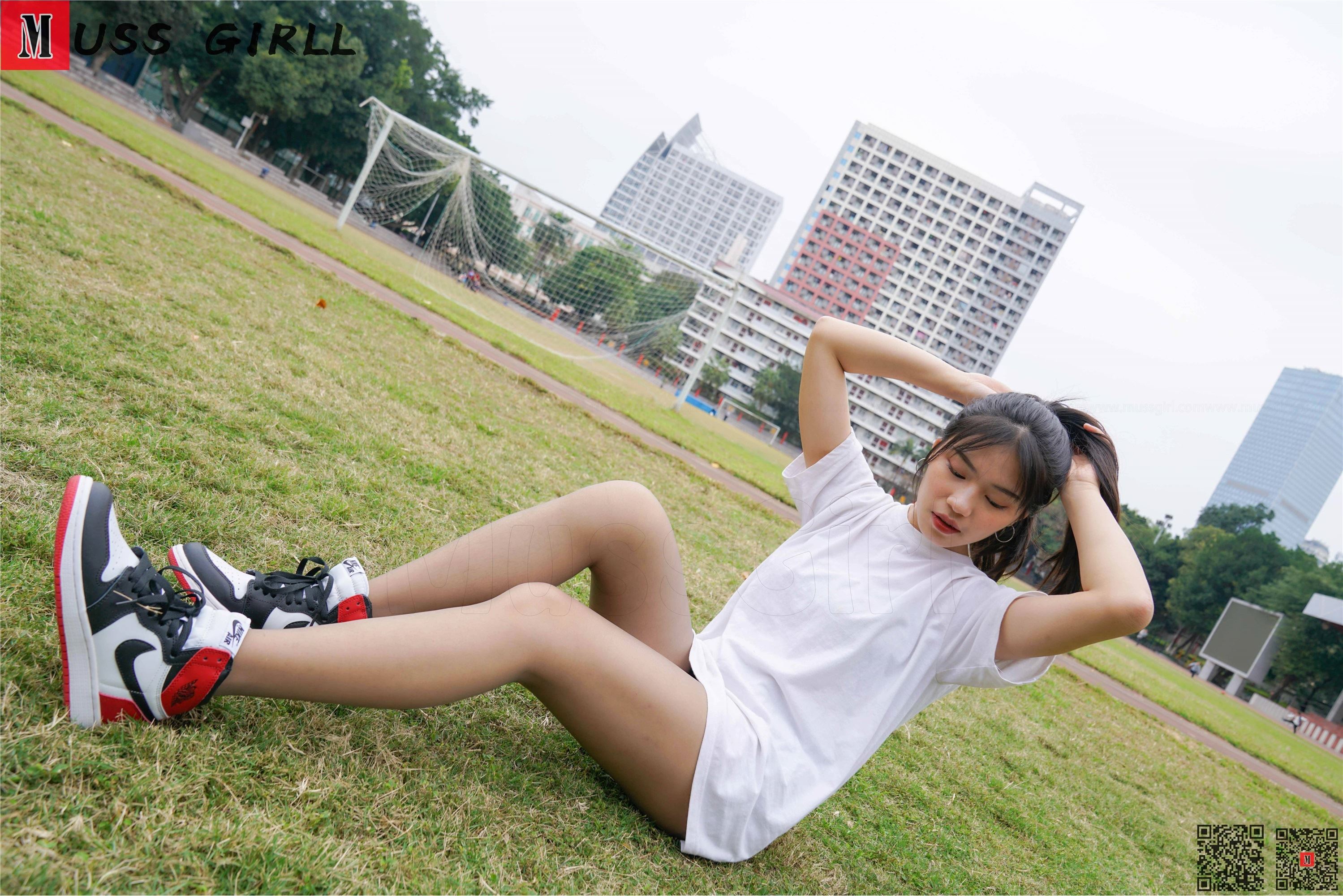 图片[5]-MussGirl慕丝女郎期期N第169期操场白衣裙-秀人网