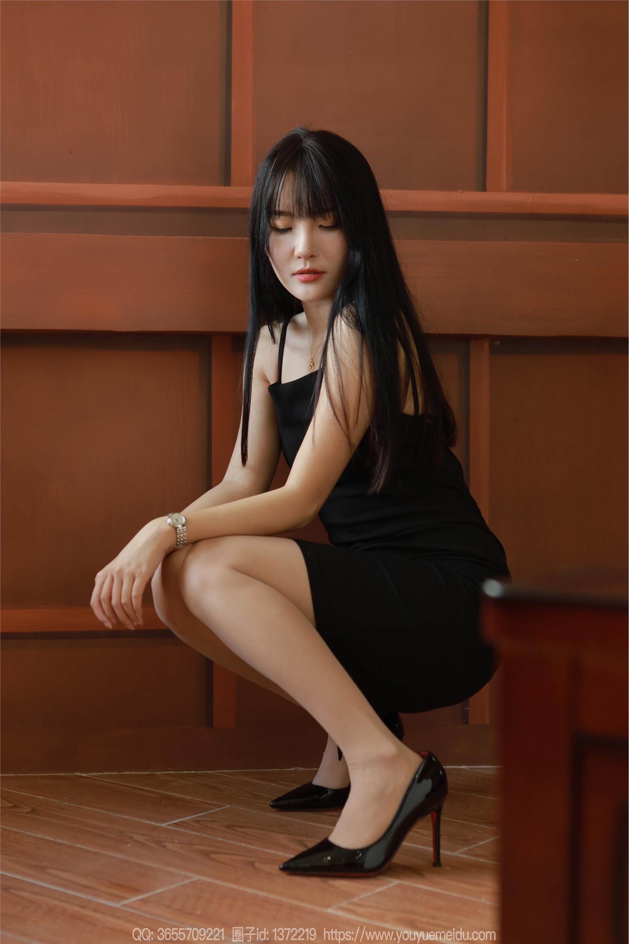 图片[9]-IESS异思趣向期期2024.09.22期丝享家期1852期婉萍《黑色礼裙（上）》-秀人网