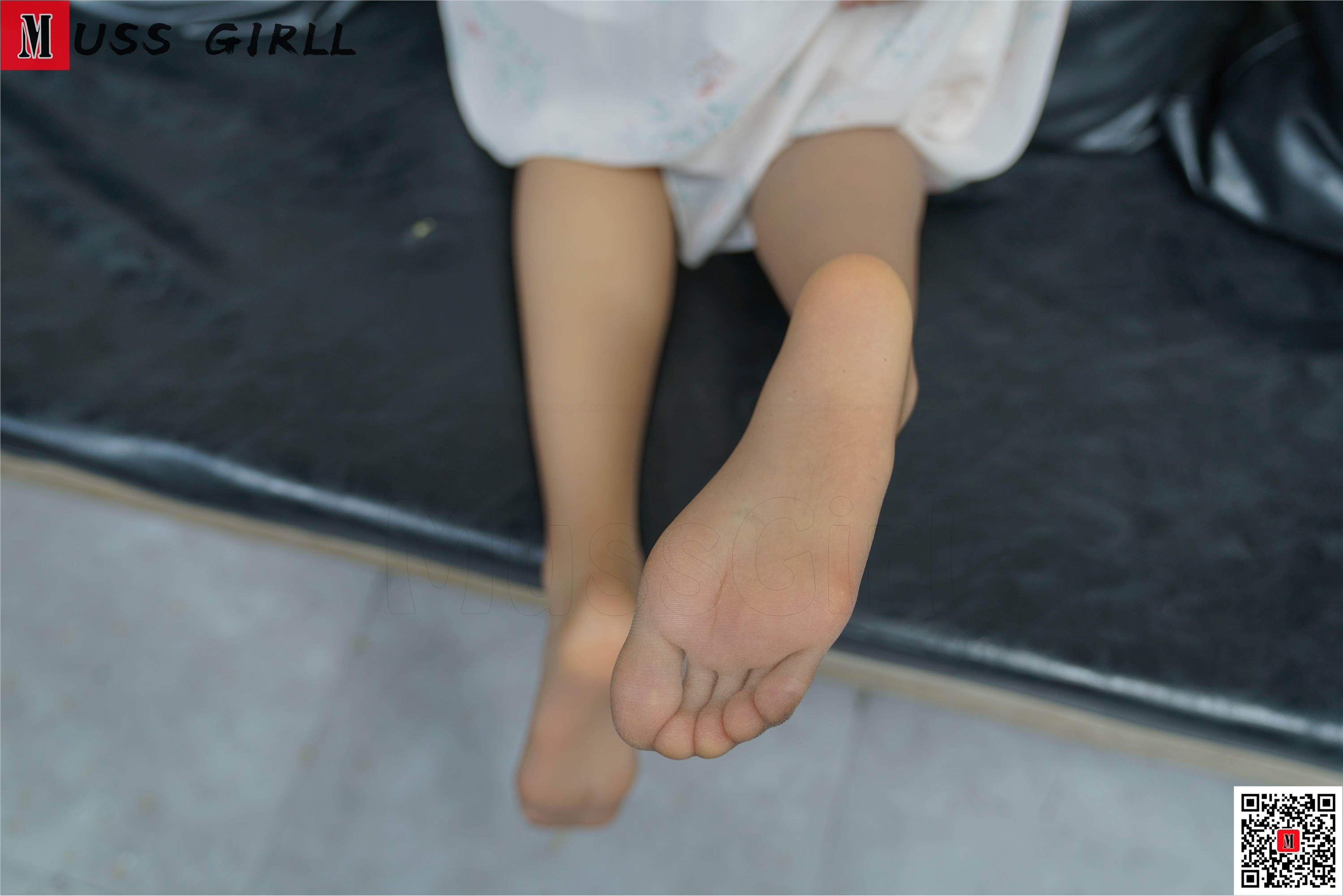 图片[8]-MussGirl慕丝女郎期期N第196期白色连衣裙肉丝-秀人网