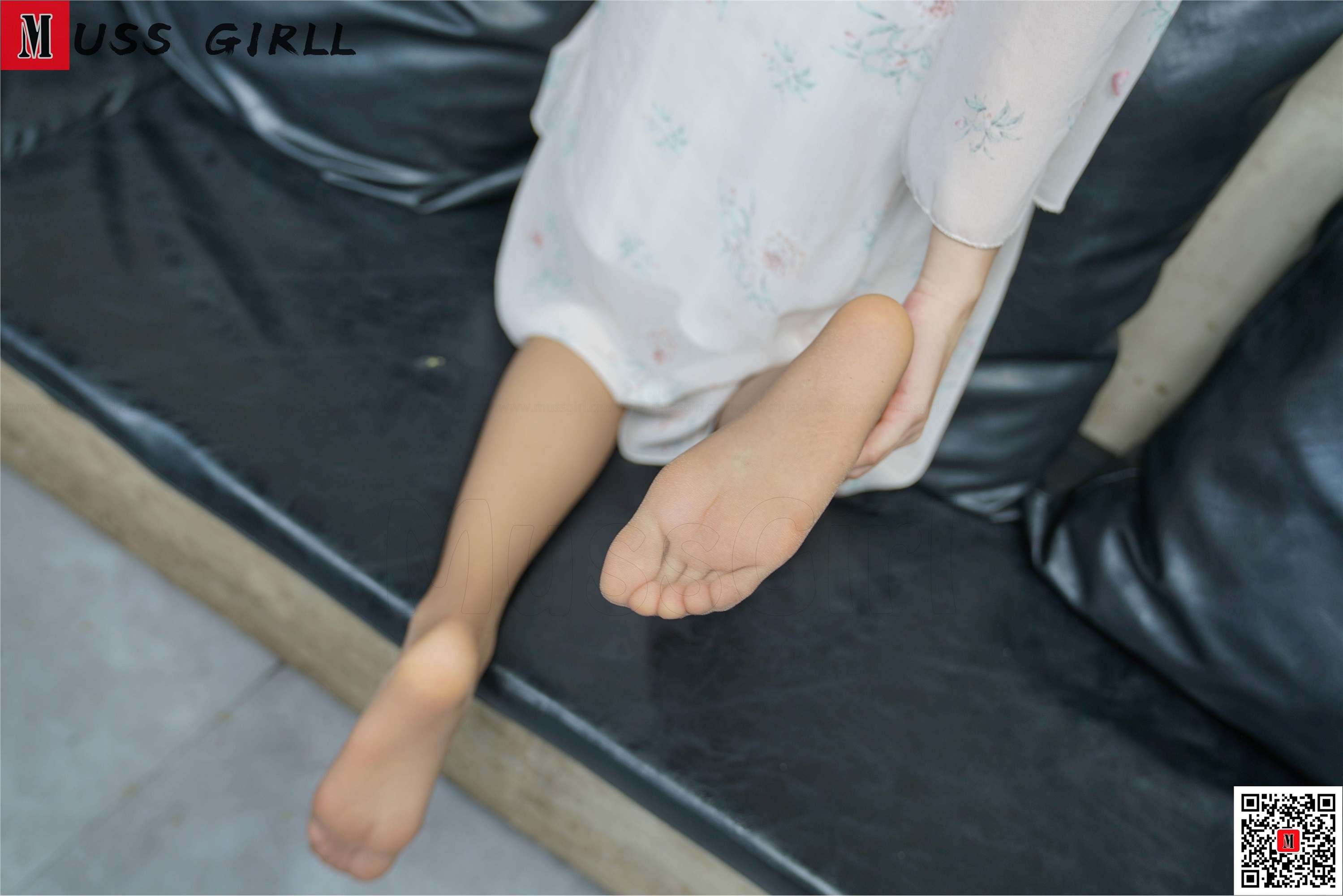 图片[9]-MussGirl慕丝女郎期期N第196期白色连衣裙肉丝-秀人网