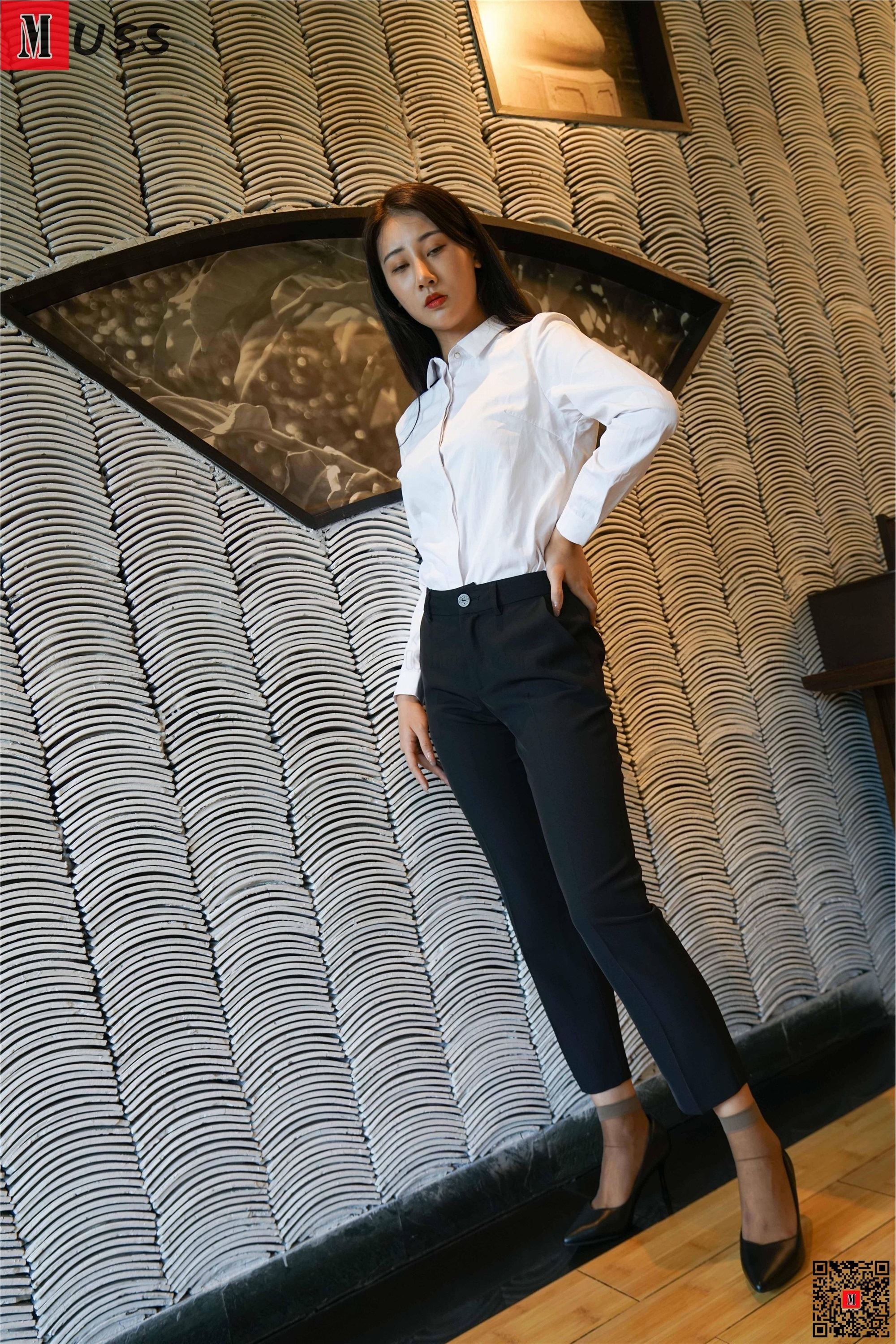 图片[9]-MussGirl慕丝女郎期期N第206期制服短丝高跟白领-秀人网