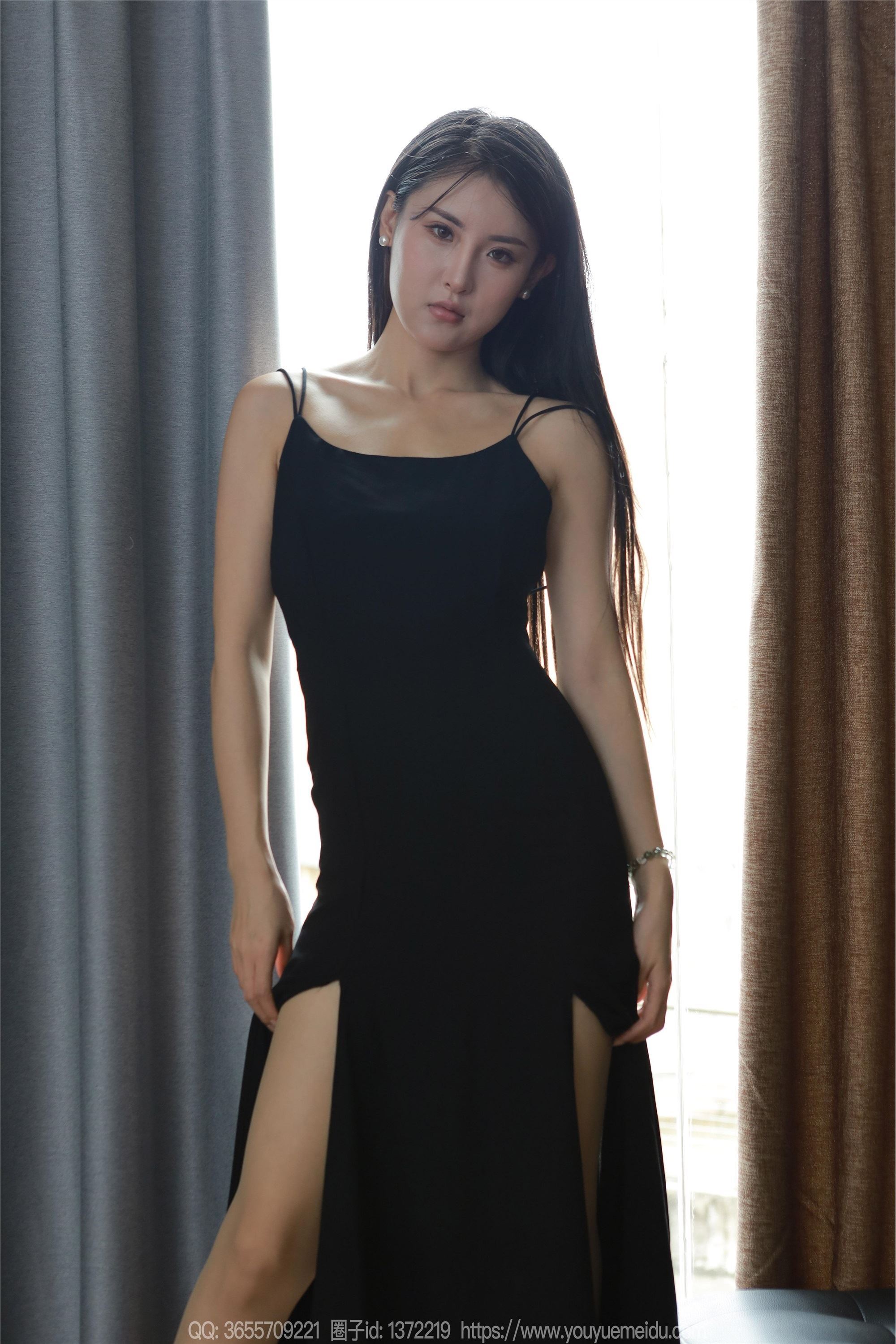 IESS异思趣向期期2024.09.27期丝享家期1857期婉萍《黑色礼裙（下）》-套图网