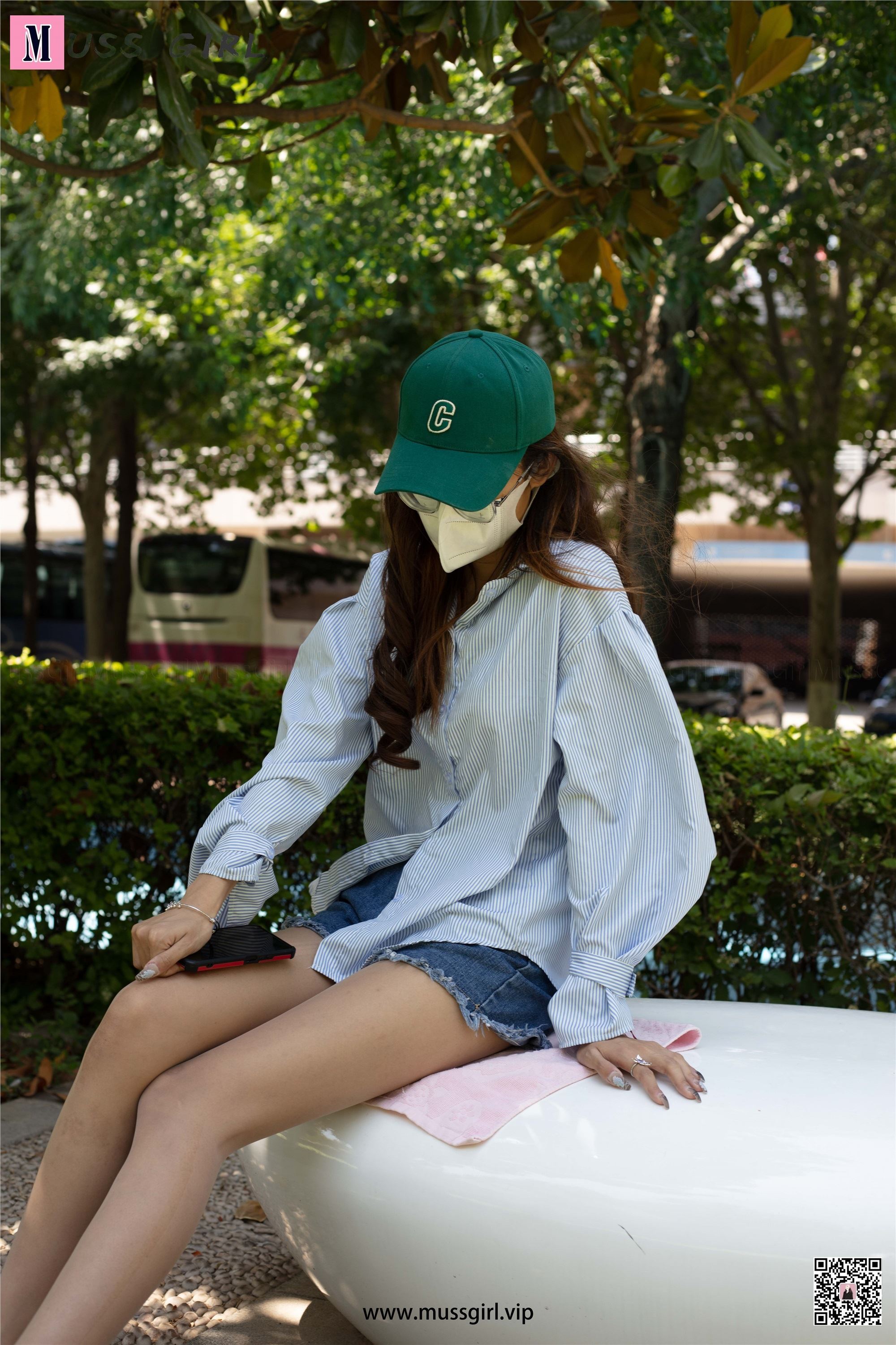 图片[3]-MussGirl慕丝女郎期期N第211期牛仔热裤肉丝美女-套图网