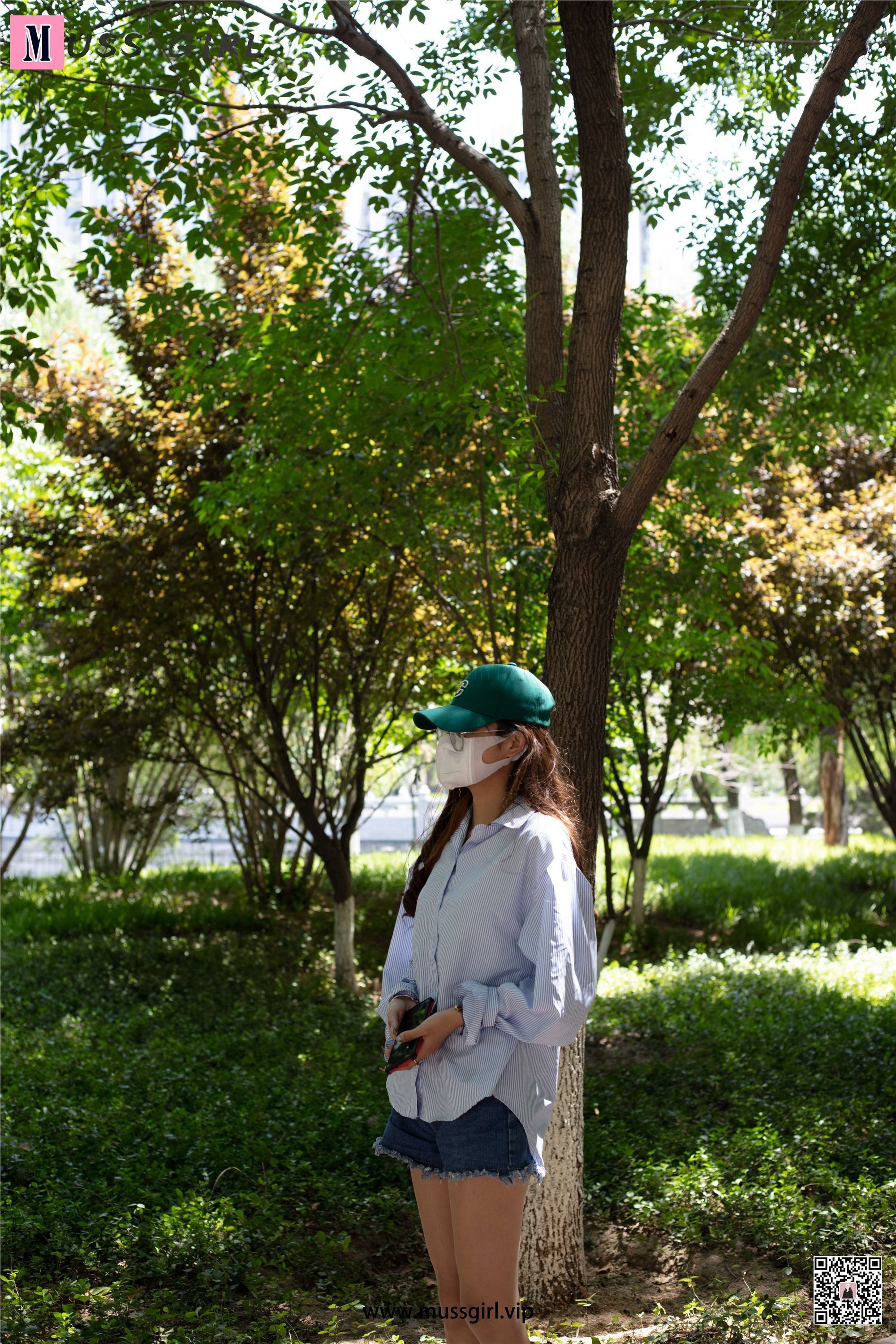 图片[3]-MussGirl慕丝女郎期期N第212期牛仔热裤肉丝美女2-秀人网