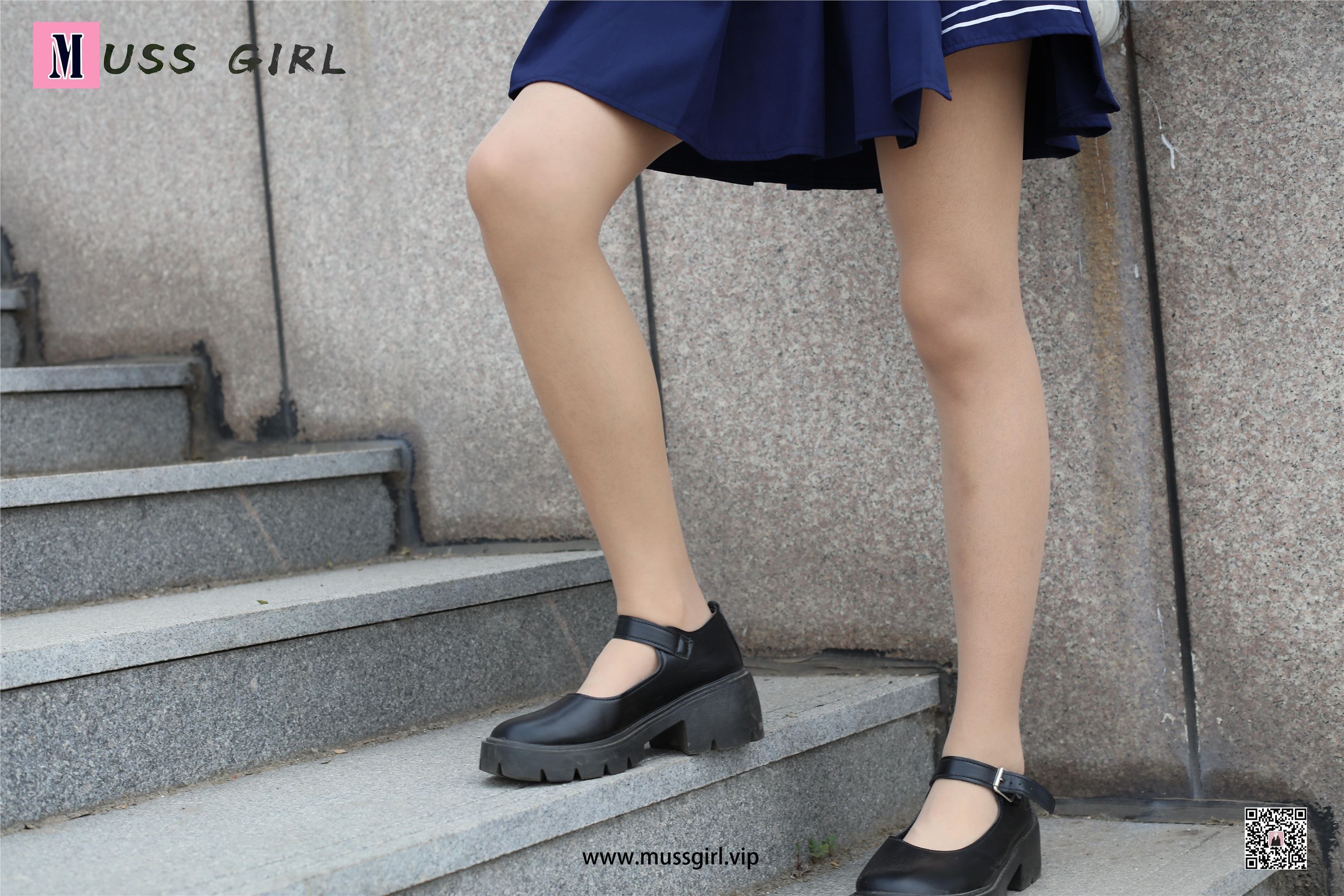 图片[4]-MussGirl慕丝女郎期期N第214期楼梯JK制服肉丝-秀人网