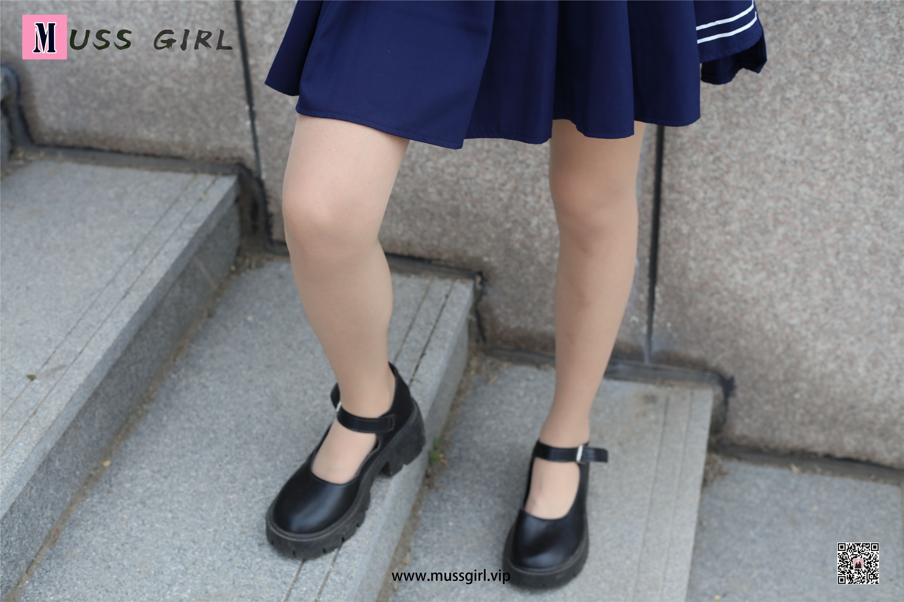 图片[7]-MussGirl慕丝女郎期期N第214期楼梯JK制服肉丝-秀人网