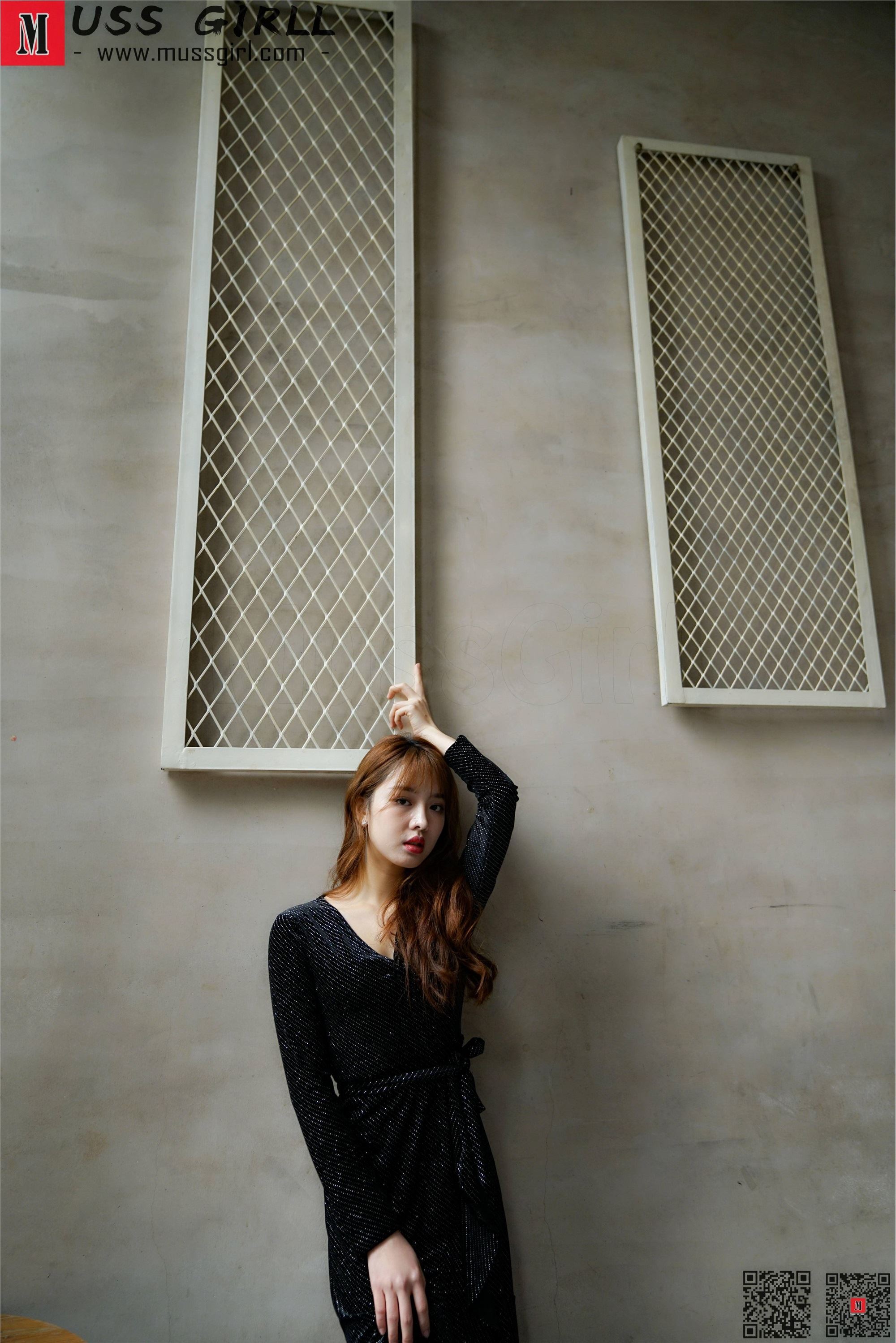 MussGirl慕丝女郎期期N第225期肉丝连衣裙凉高-秀人网
