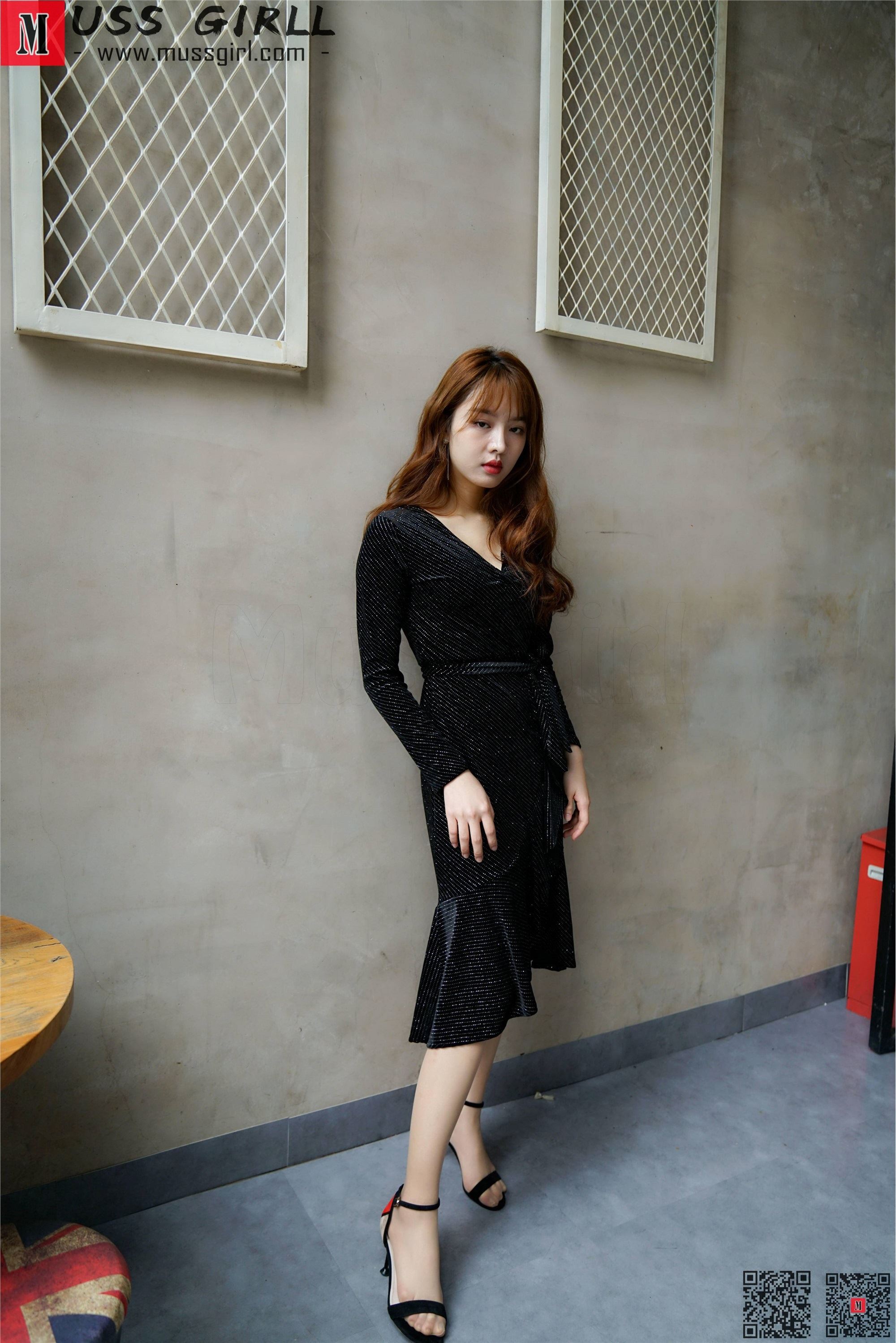 图片[2]-MussGirl慕丝女郎期期N第225期肉丝连衣裙凉高-秀人网