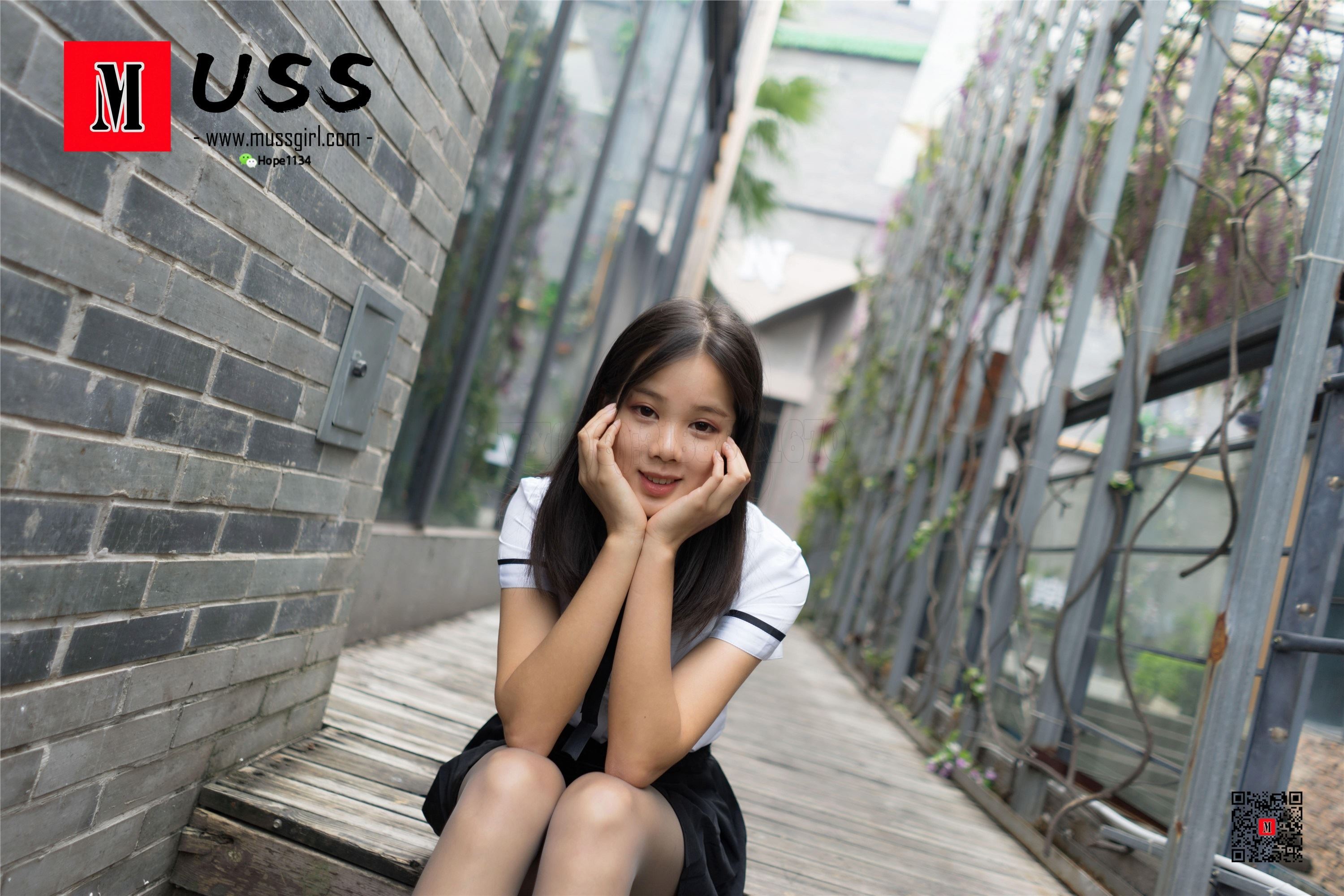 图片[3]-MussGirl慕丝女郎期期N第253-户外灰丝超短裙-套图网