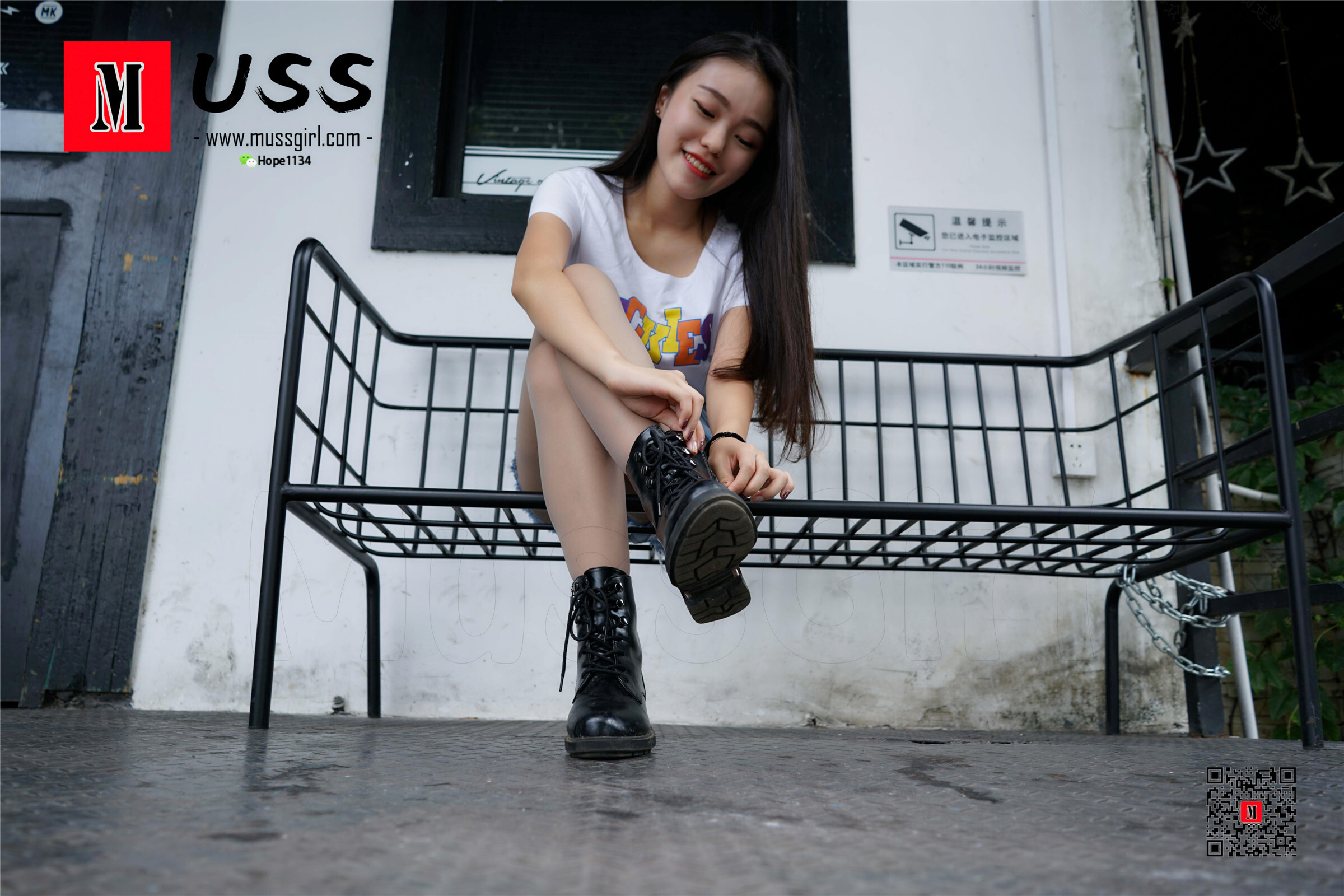 图片[2]-MussGirl慕丝女郎期期N第272-牛仔短裙-秀人网