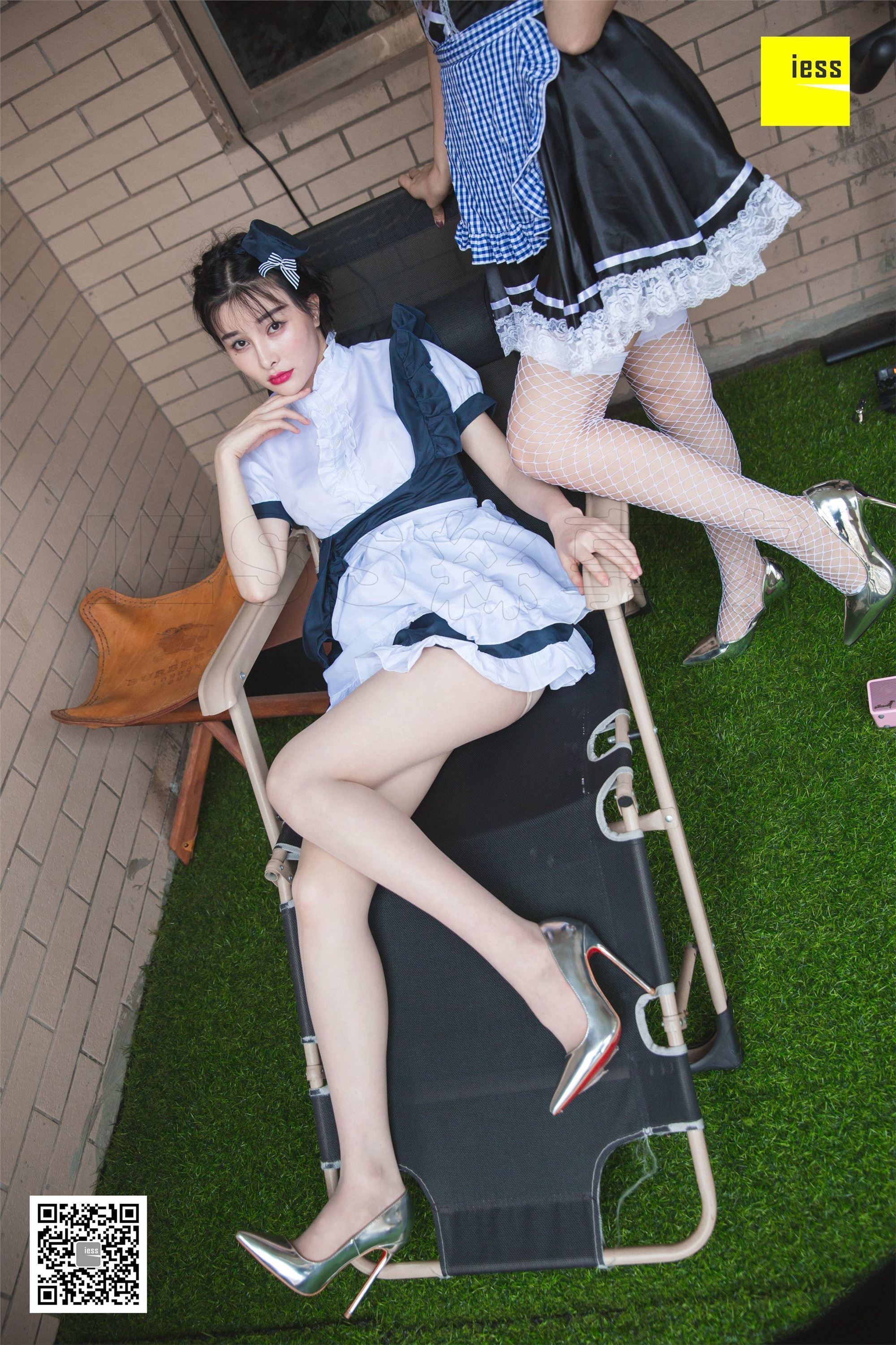 图片[8]-IESS异思趣向期2018.11.14《魔鬼周三》特刊42期：九妹、梦梦期双生女仆Ⅱ-秀人网