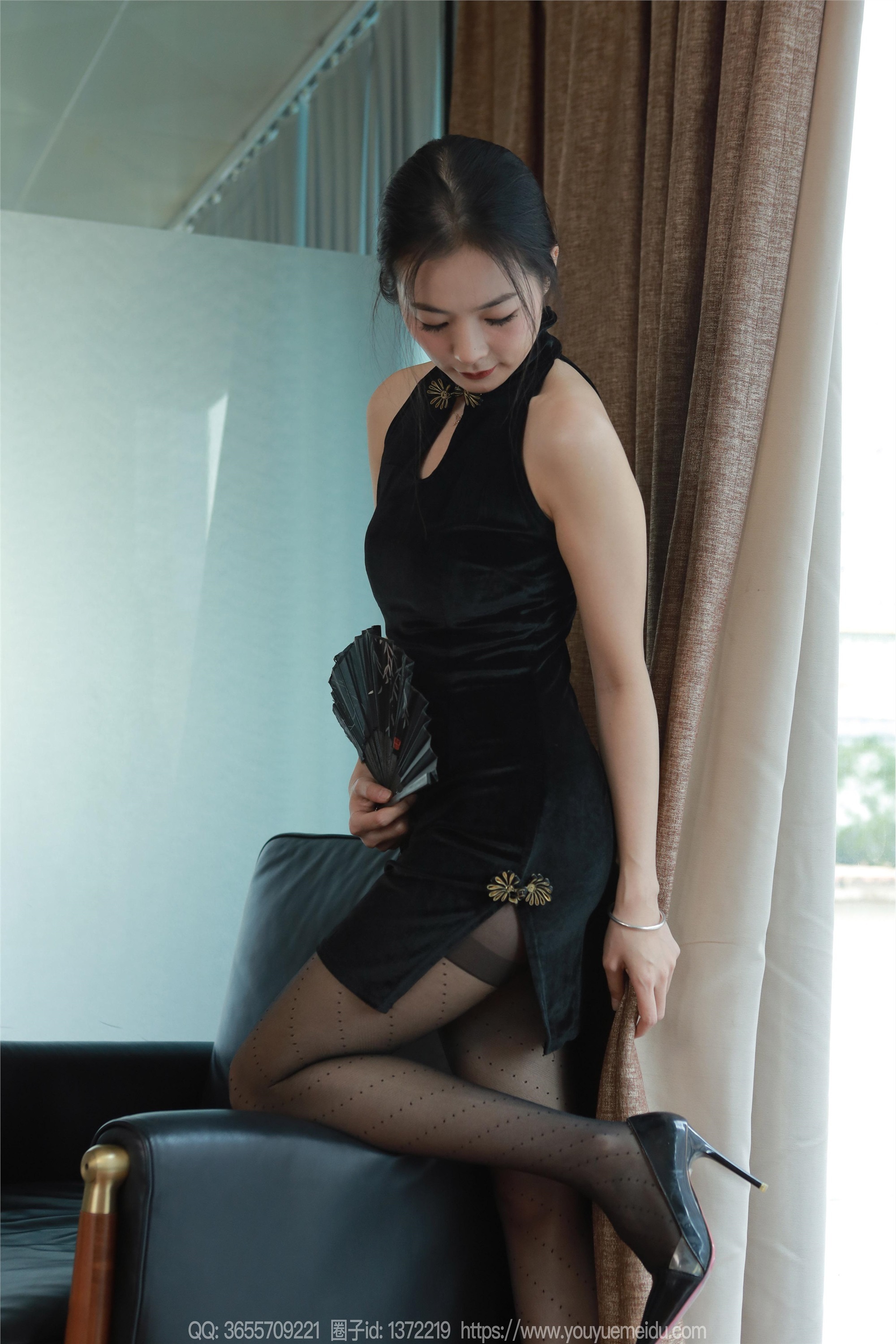 图片[8]-IESS异思趣向期期2024.12.17期丝享家期1926期小金《黑色旗袍》-秀人网