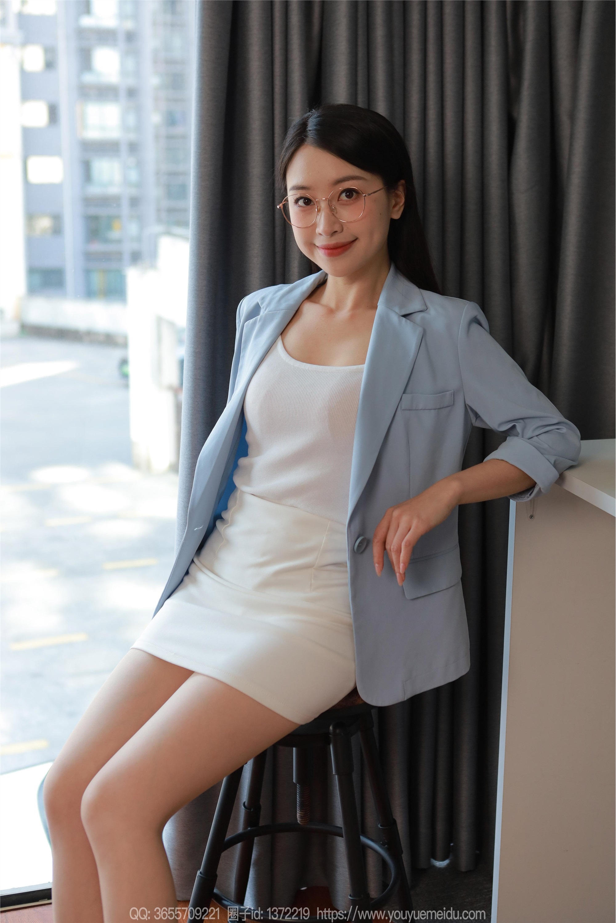 图片[8]-IESS异思趣向期期2024.12.20期丝享家期1929期小婕《蓝色制服（上）》-秀人网