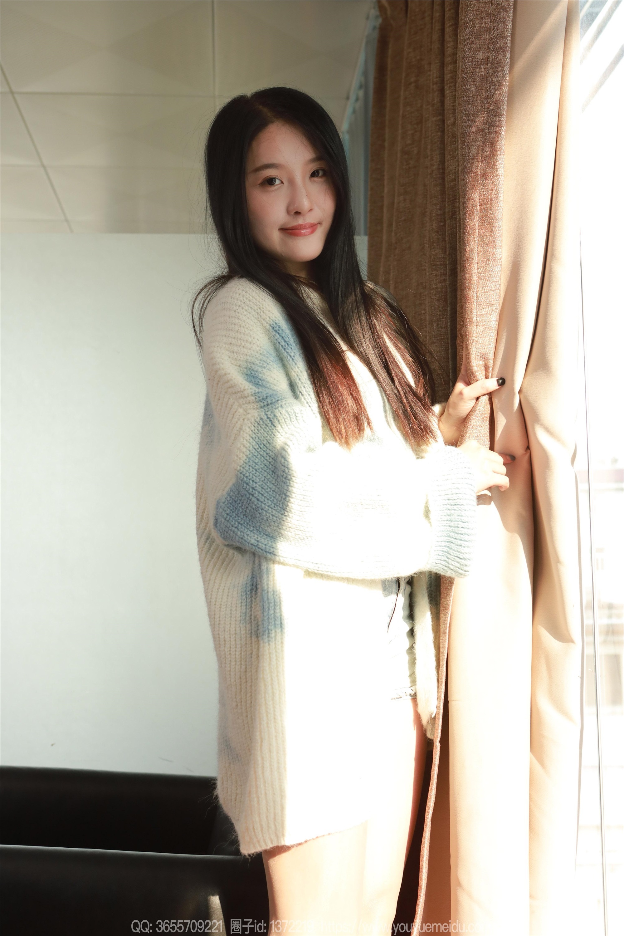 IESS异思趣向期期2025.01.12期丝享家期1948期婉萍《蓝色毛衣（下）》-秀人网