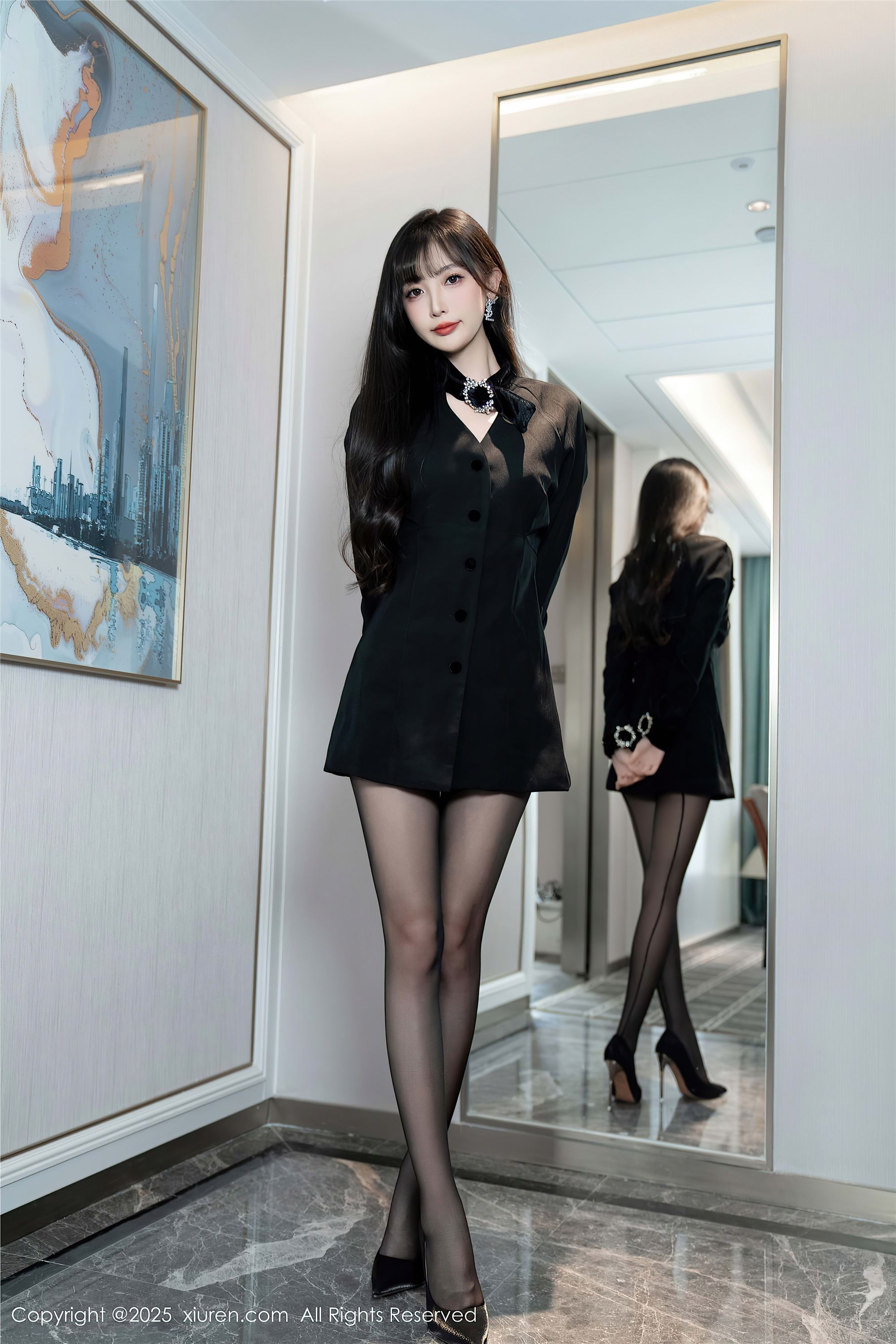 图片[2]-Xiuren秀人网期2025.02.21期N第9918期樱桃小阑子-秀人网