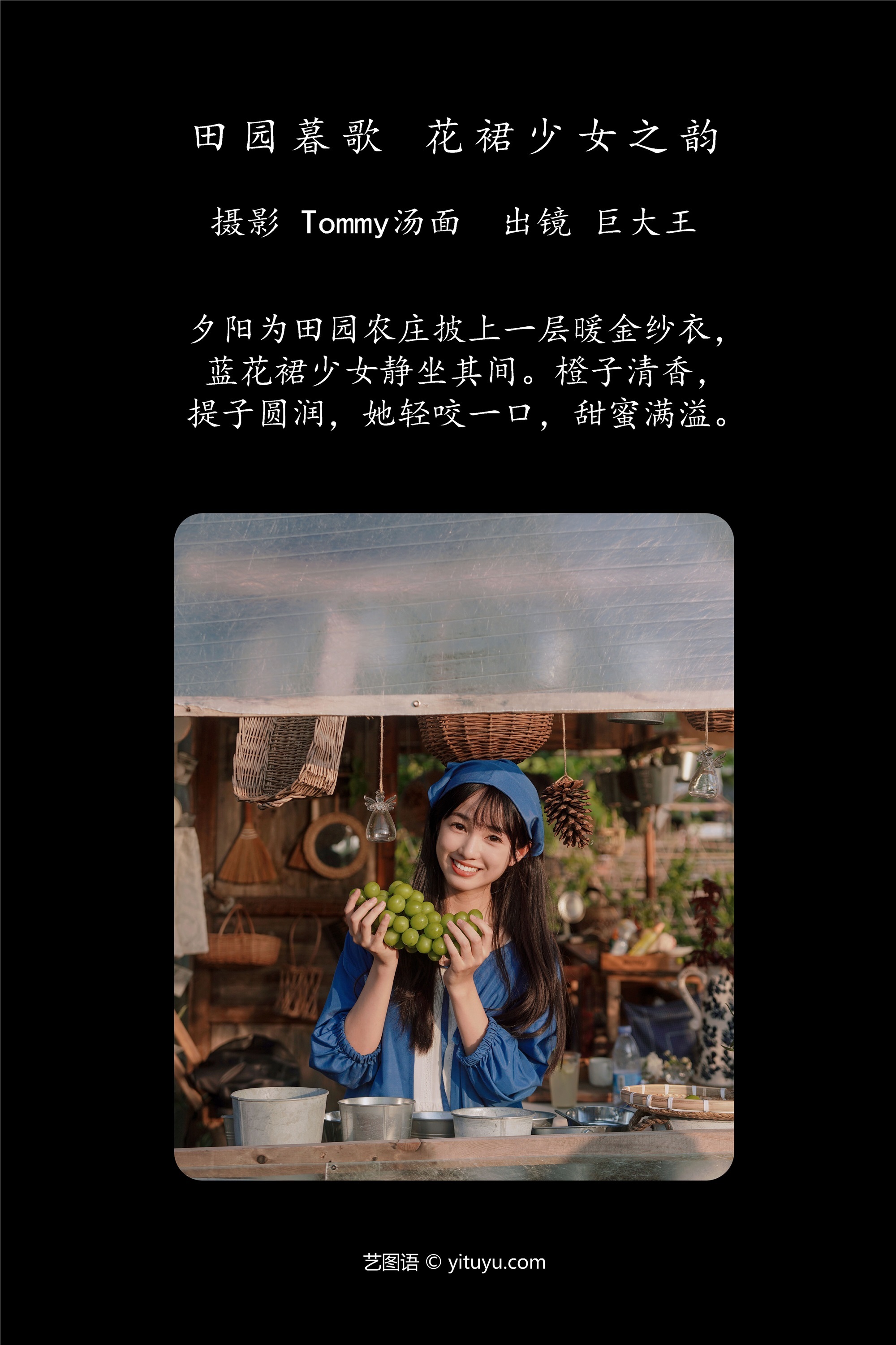 YITUYU艺图语期2025.01.08期田园暮歌，花裙少女之韵期巨大王-蕾丝猫