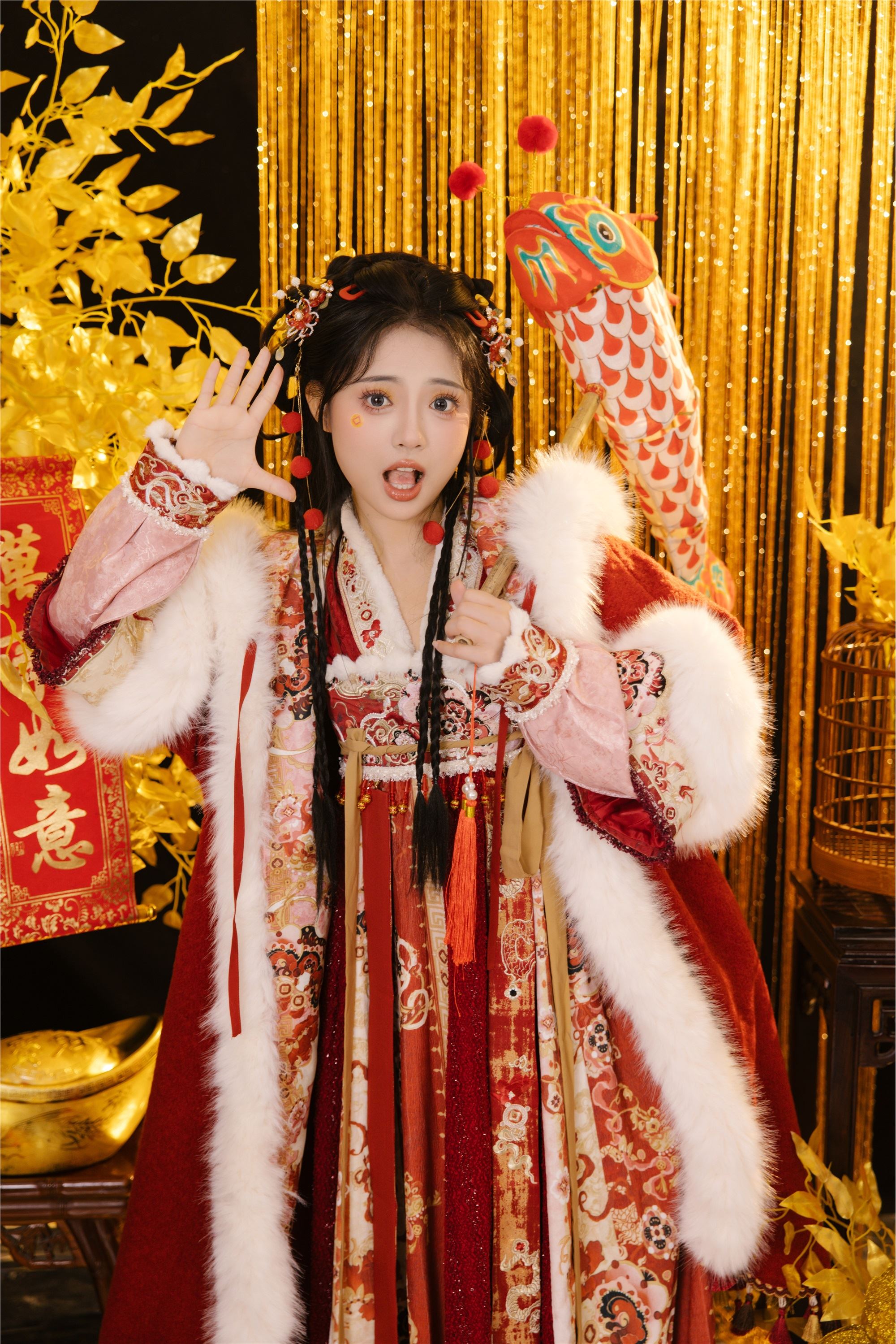 图片[2]-YITUYU艺图语期2025.01.30期蛇年大吉期衔鹿-秀人网