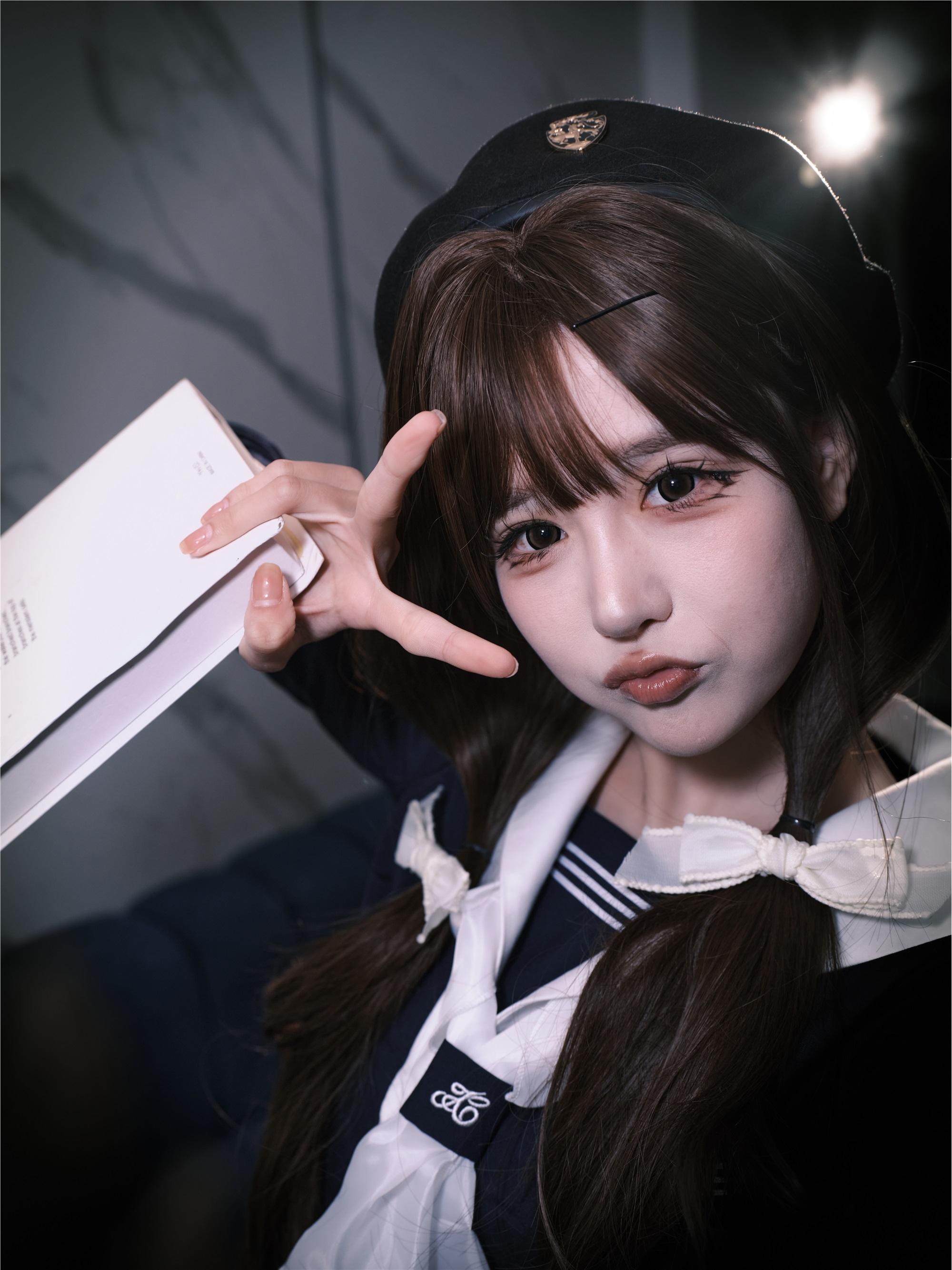 图片[3]-YITUYU艺图语期2025.02.02期女水手的假日期深蓝白丝版期孟程程-套图网