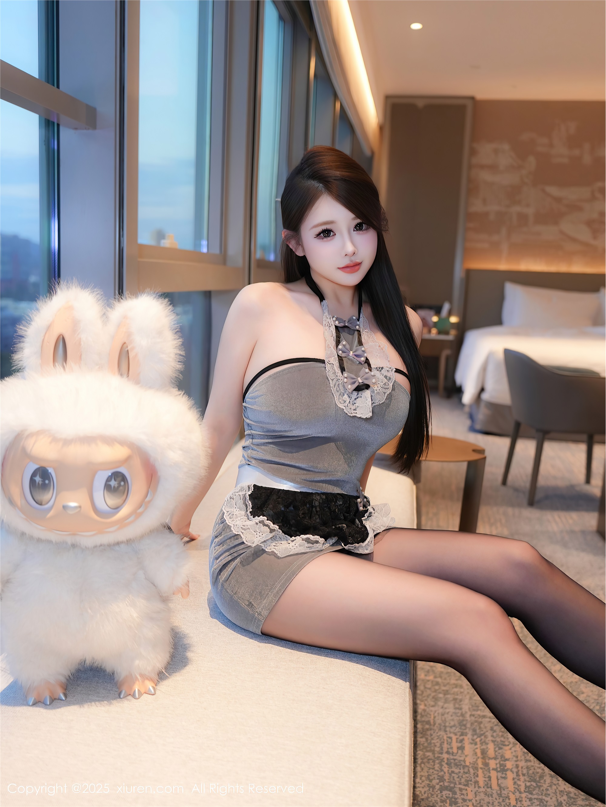 图片[5]-Xiuren秀人网期2025.10.17期N第10884期甜妮-蕾丝猫