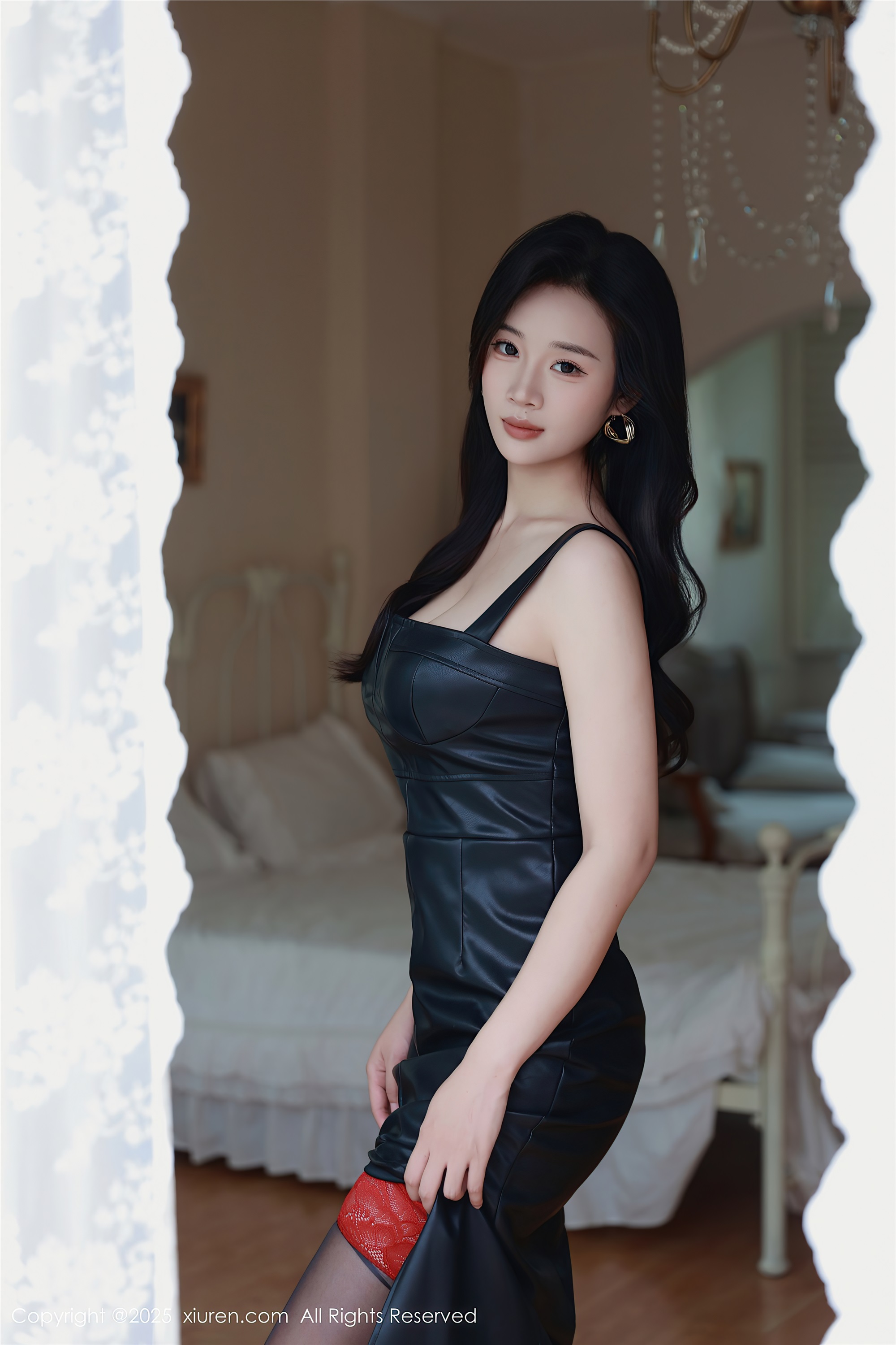 图片[3]-Xiuren秀人网期2025.10.17期N第10885期南乔-蕾丝猫