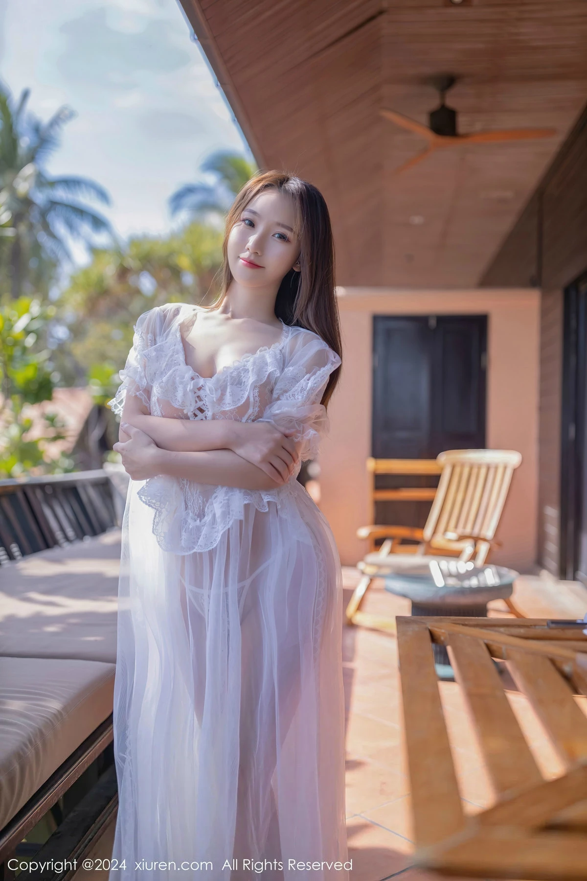   [XiuRen]高清写真图 2024.03.27 No.8302 杏子Yada 泰国旅拍第8张图片