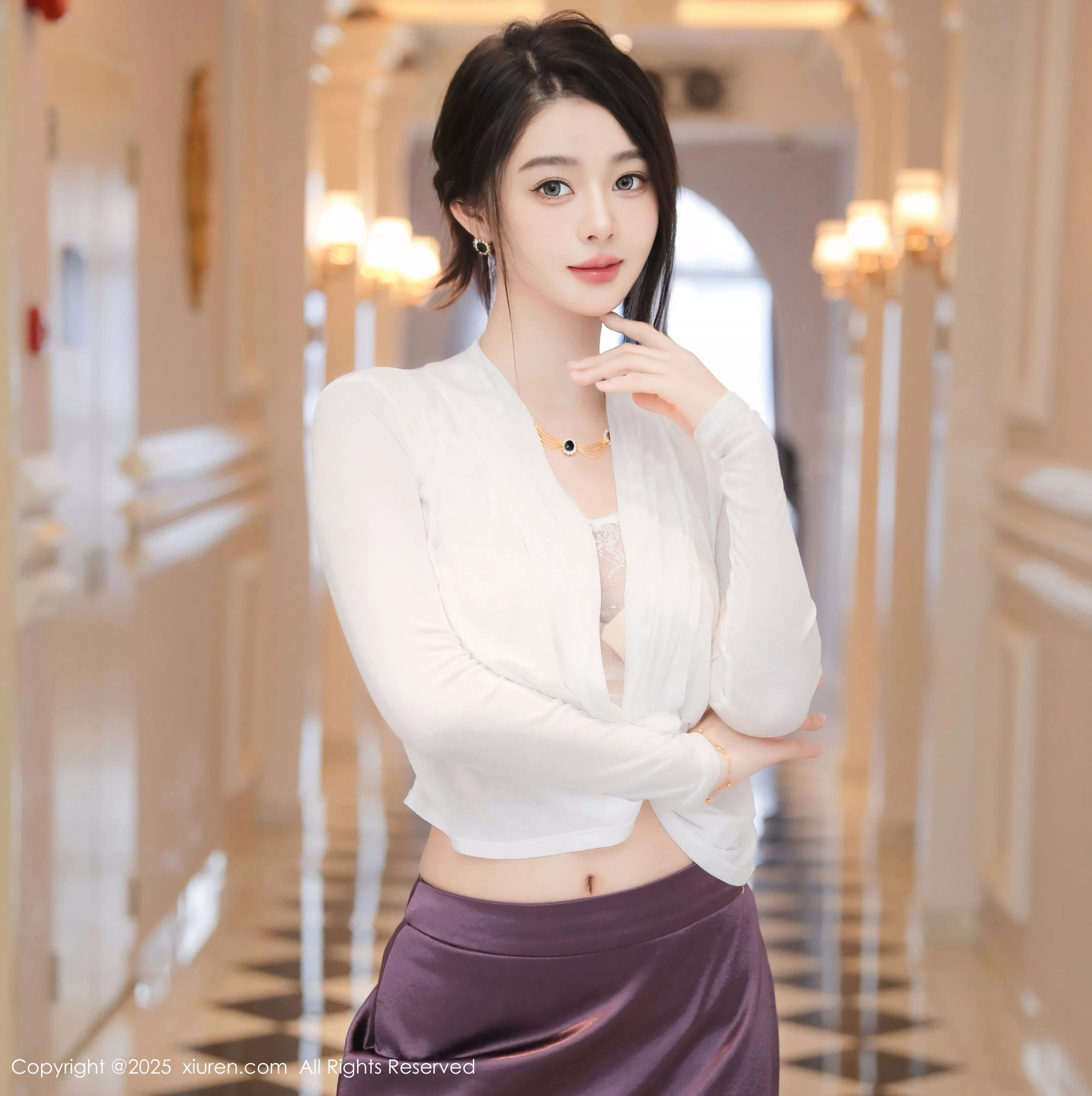   [XiuRen]高清写真图 2025.04.25 No.10201 Candy糖糖 诱人肉丝第5张图片