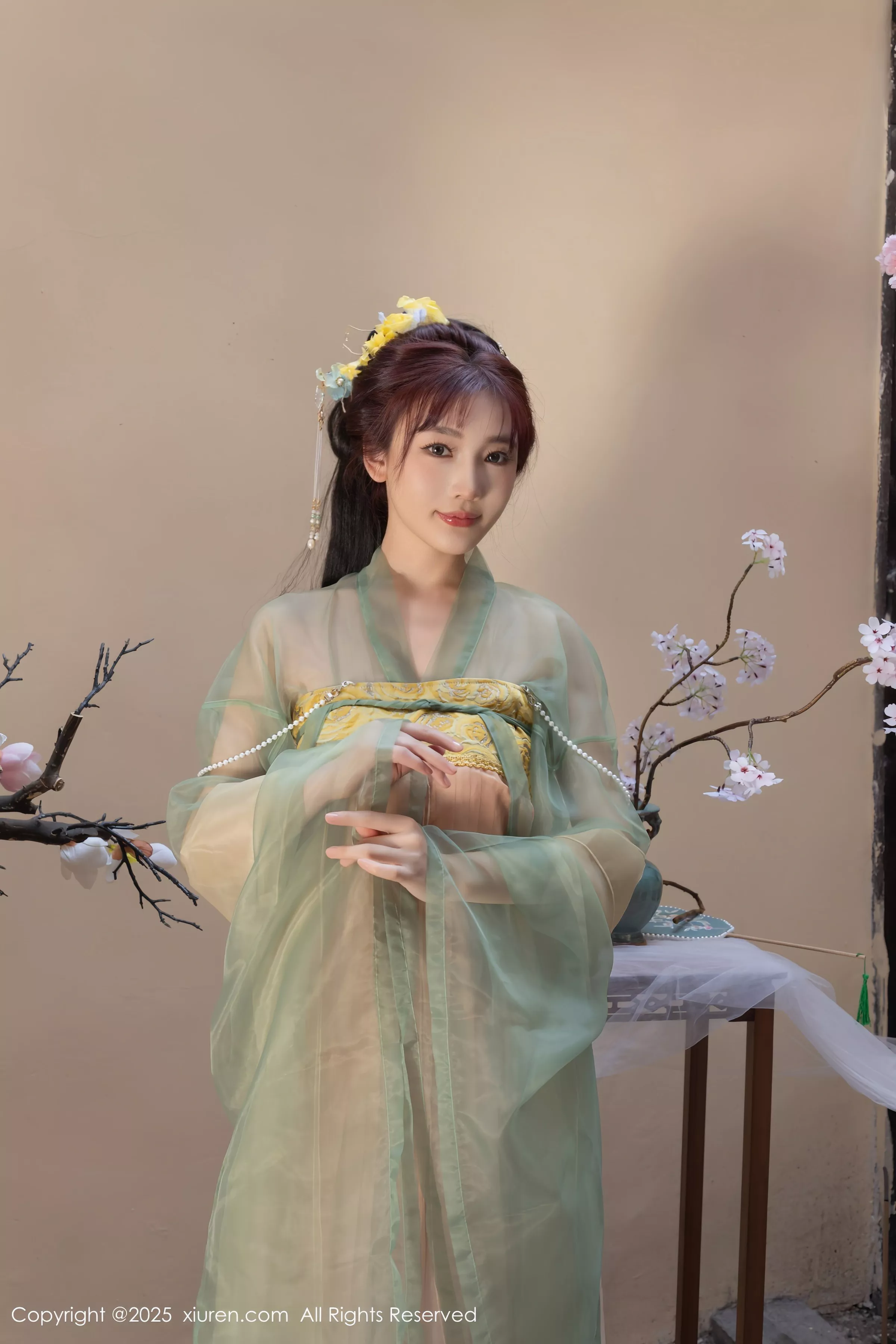   [XiuRen]高清写真图 2025.04.29 No.10223 陆萱萱 性感古装第5张图片