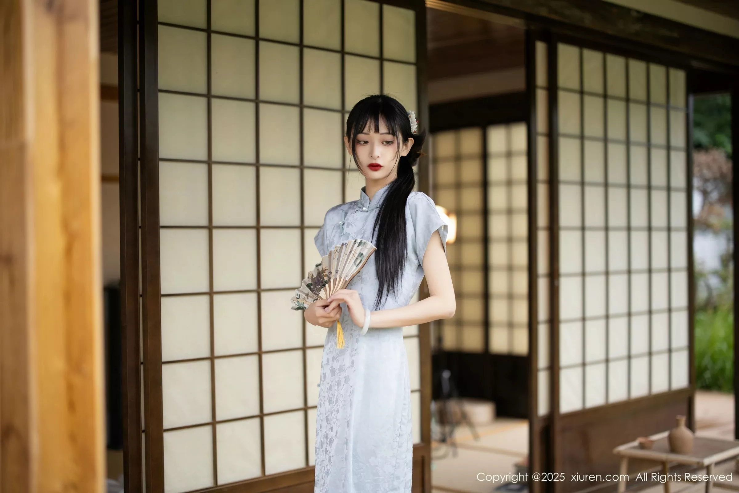   [XiuRen]高清写真图 2025.05.15 No.10278 茂木希子 日式旗袍第4张图片