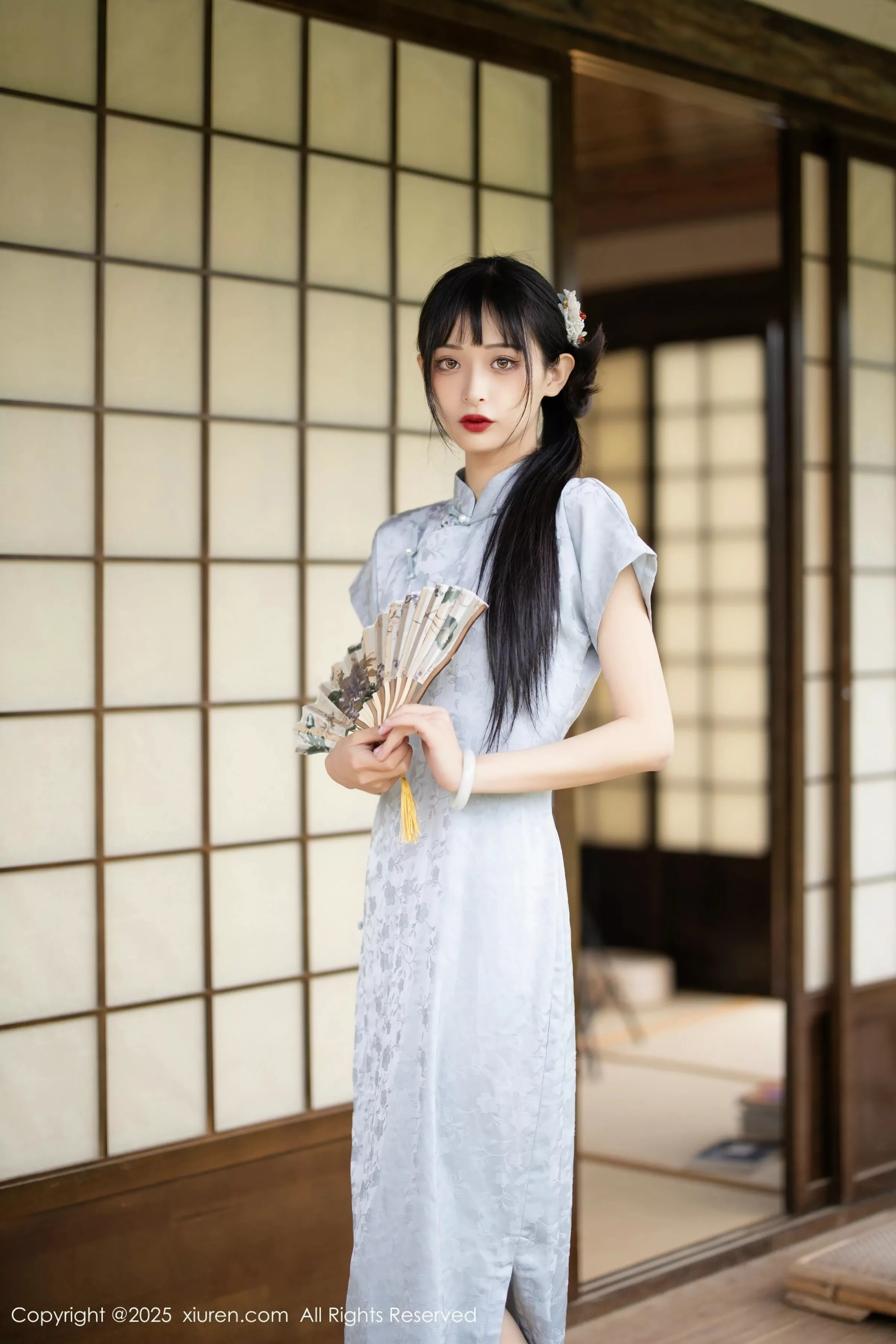   [XiuRen]高清写真图 2025.05.15 No.10278 茂木希子 日式旗袍第5张图片