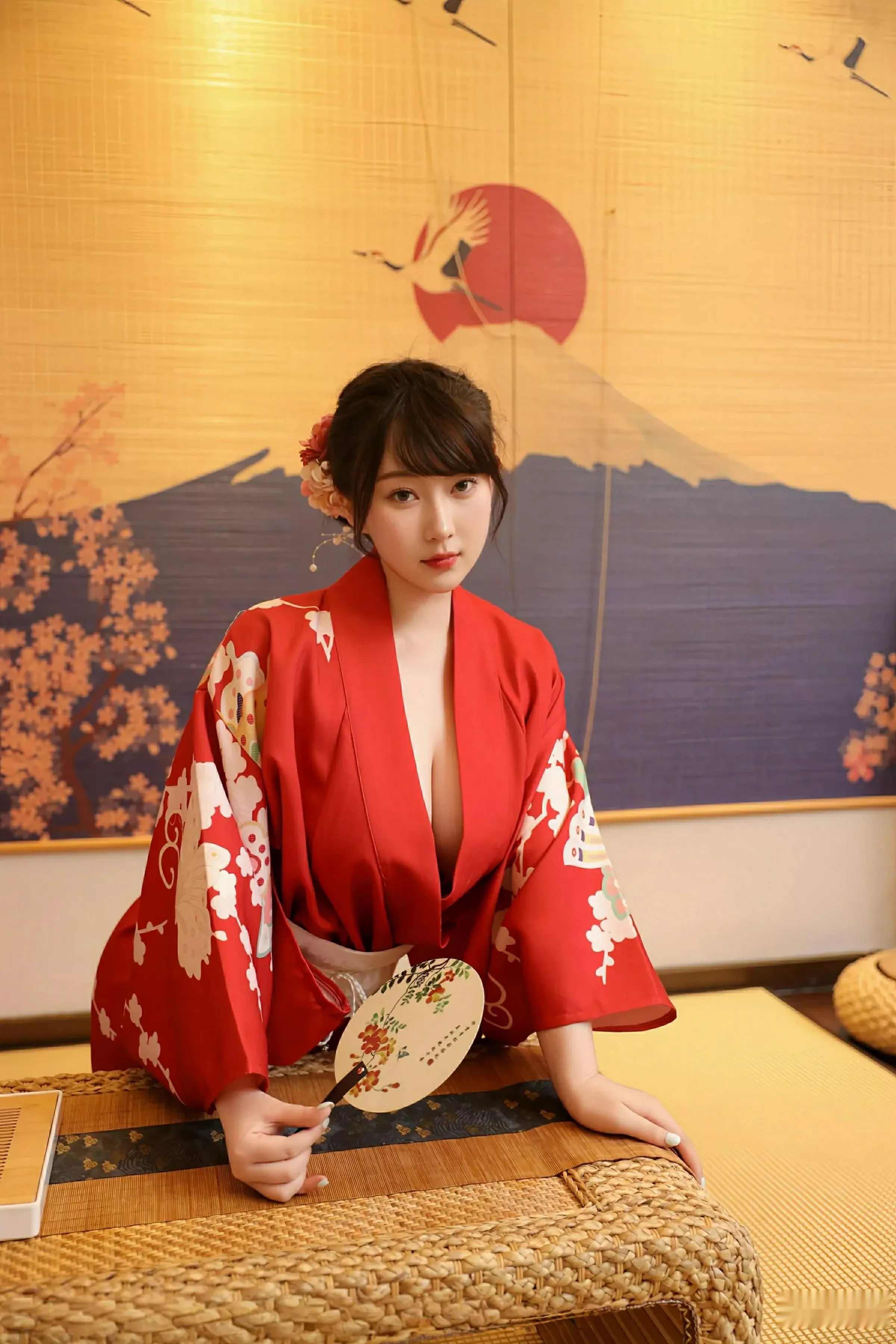   [XiuRen]高清写真图 2025.08.06 No.10624 李沁恩lrene 性感红色第3张图片