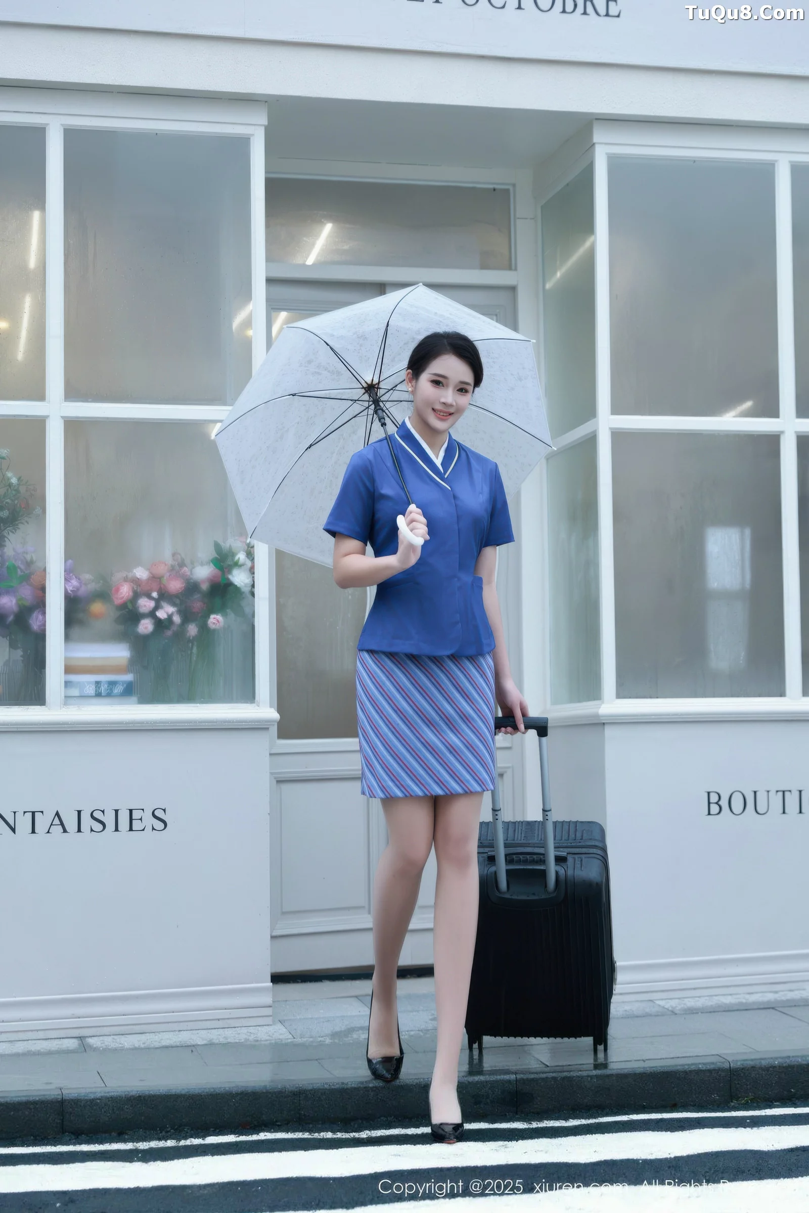   [XiuRen]高清写真图 2025.08.29 No.10708 南乔 空姐制服第4张图片