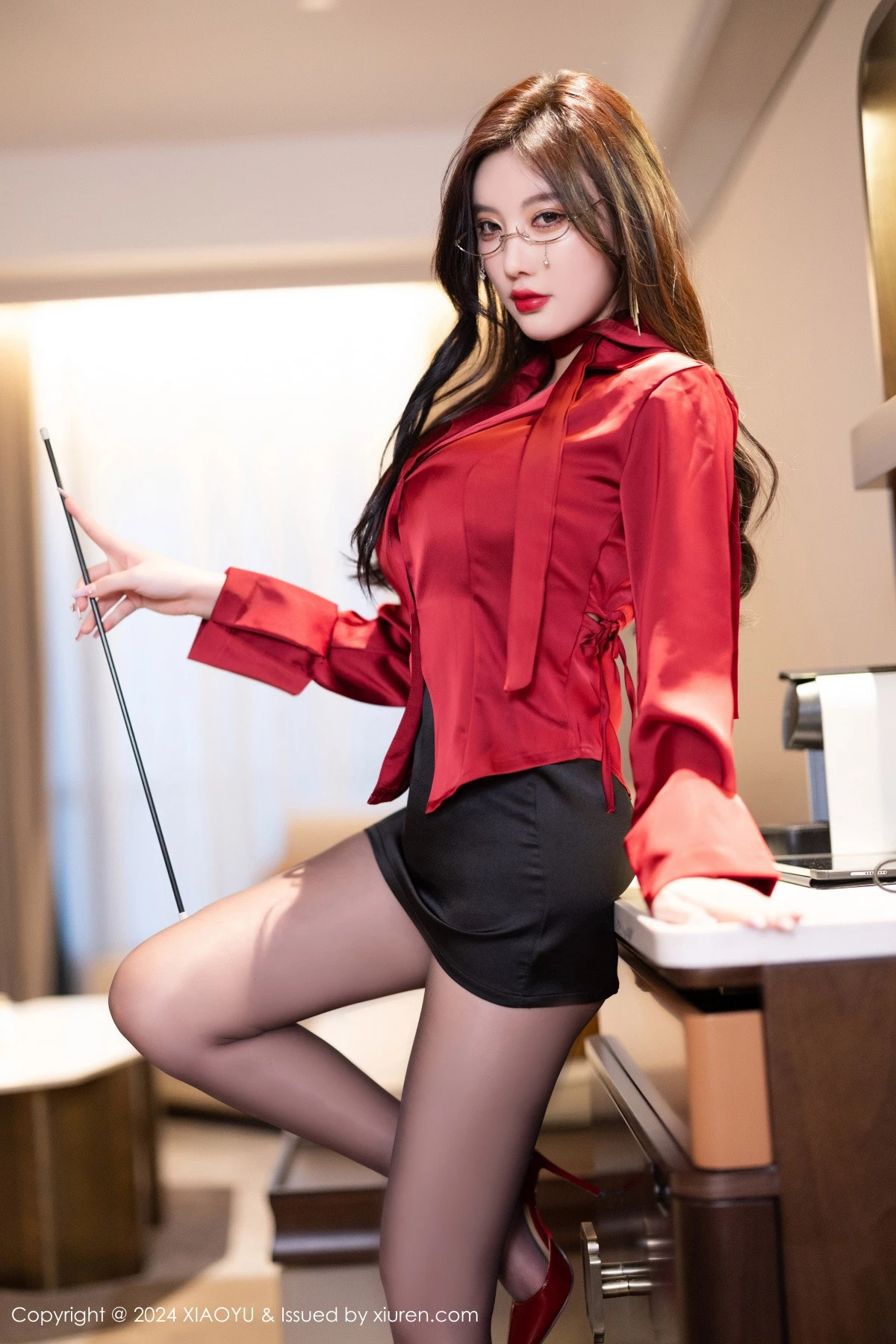 杨晨晨 sugar小甜心CC [XIAOYU]高清写真图 2024.03.29 VOL.1227 杨晨晨Yome 黑丝美腿第8张图片