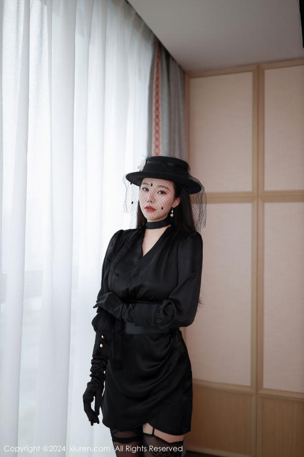 [XiuRen]高清写真图 2024.08.20 No.9041 安然anran 黑丝美臀-秀人网