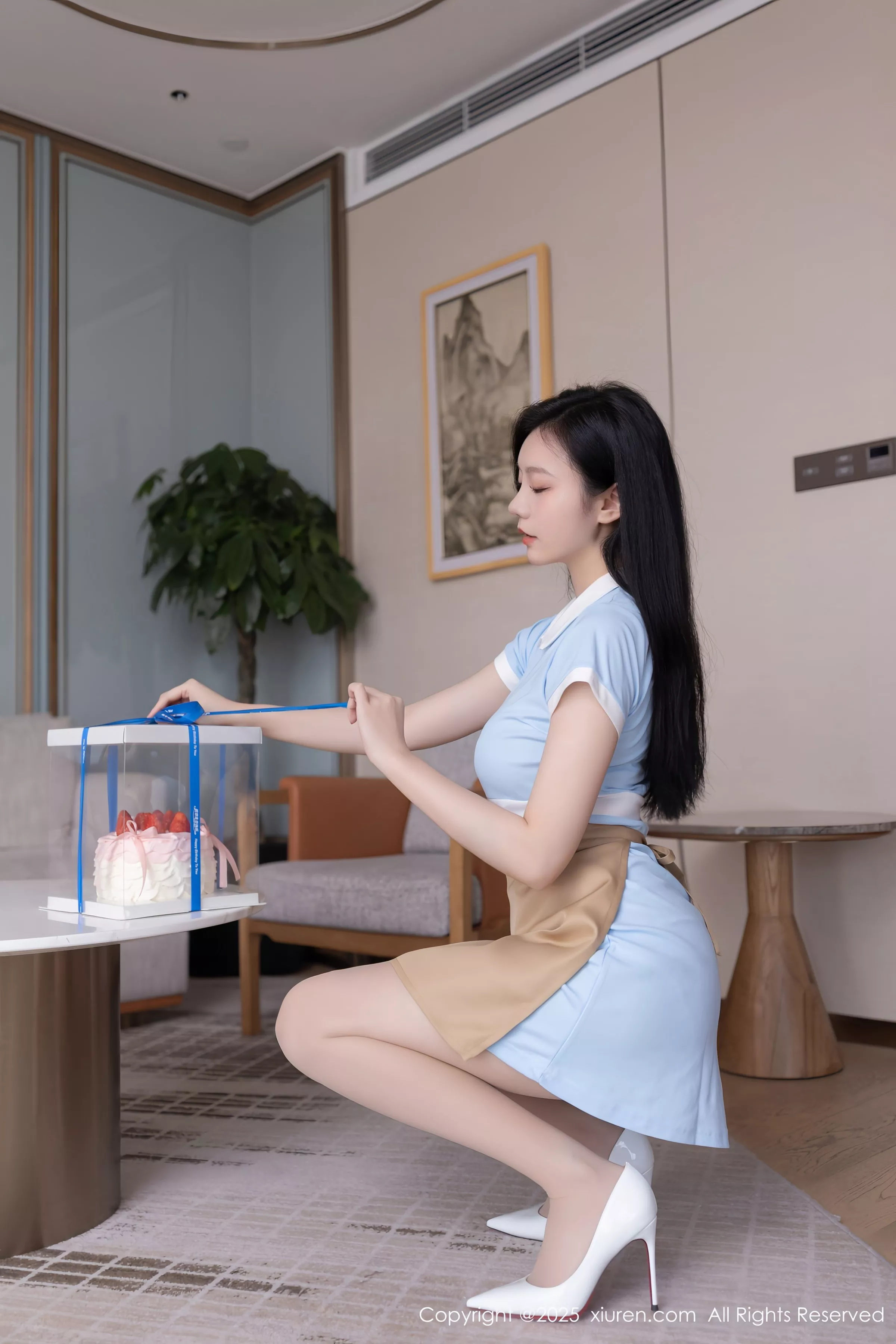 安然Maleah  [XiuRen]高清写真图 2025.04.28 No.10214 安然anran 诱人肉丝第2张图片