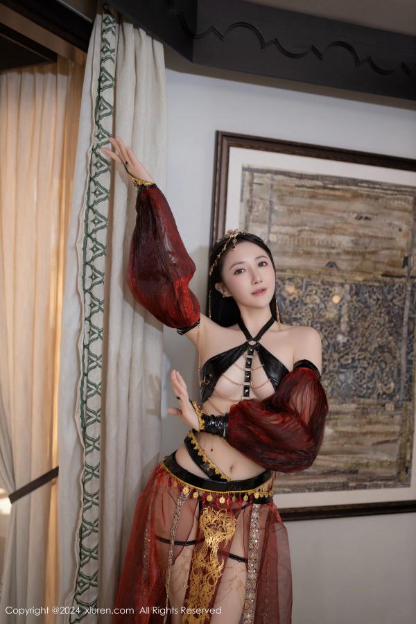 [XiuRen]高清写真图 2024.06.28 No.8778 鱼子酱Fish 舞娘装扮-套图网